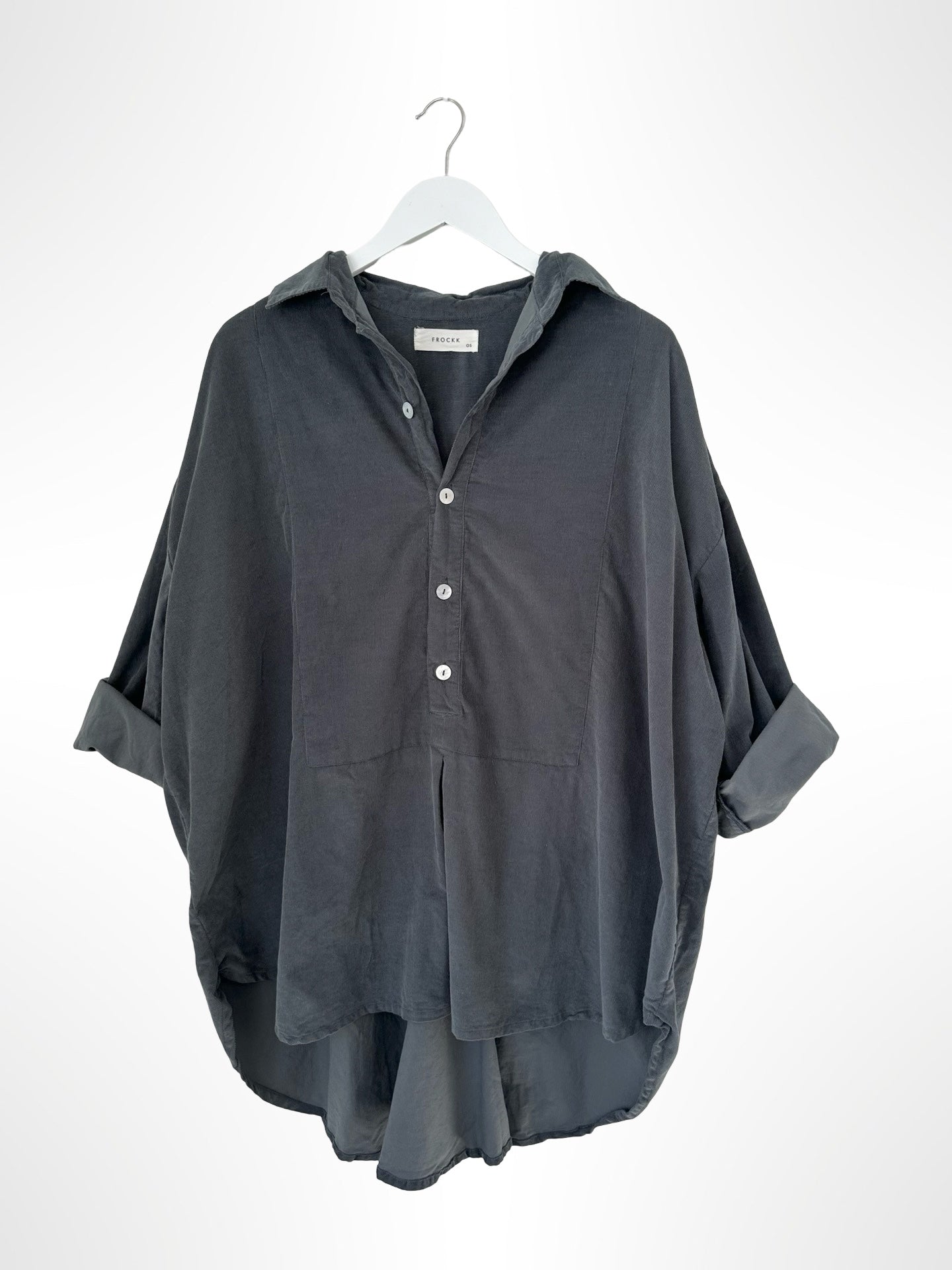 megan shirt - charcoal cord Apparel