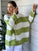 avril top - big avocado stripe linen Apparel