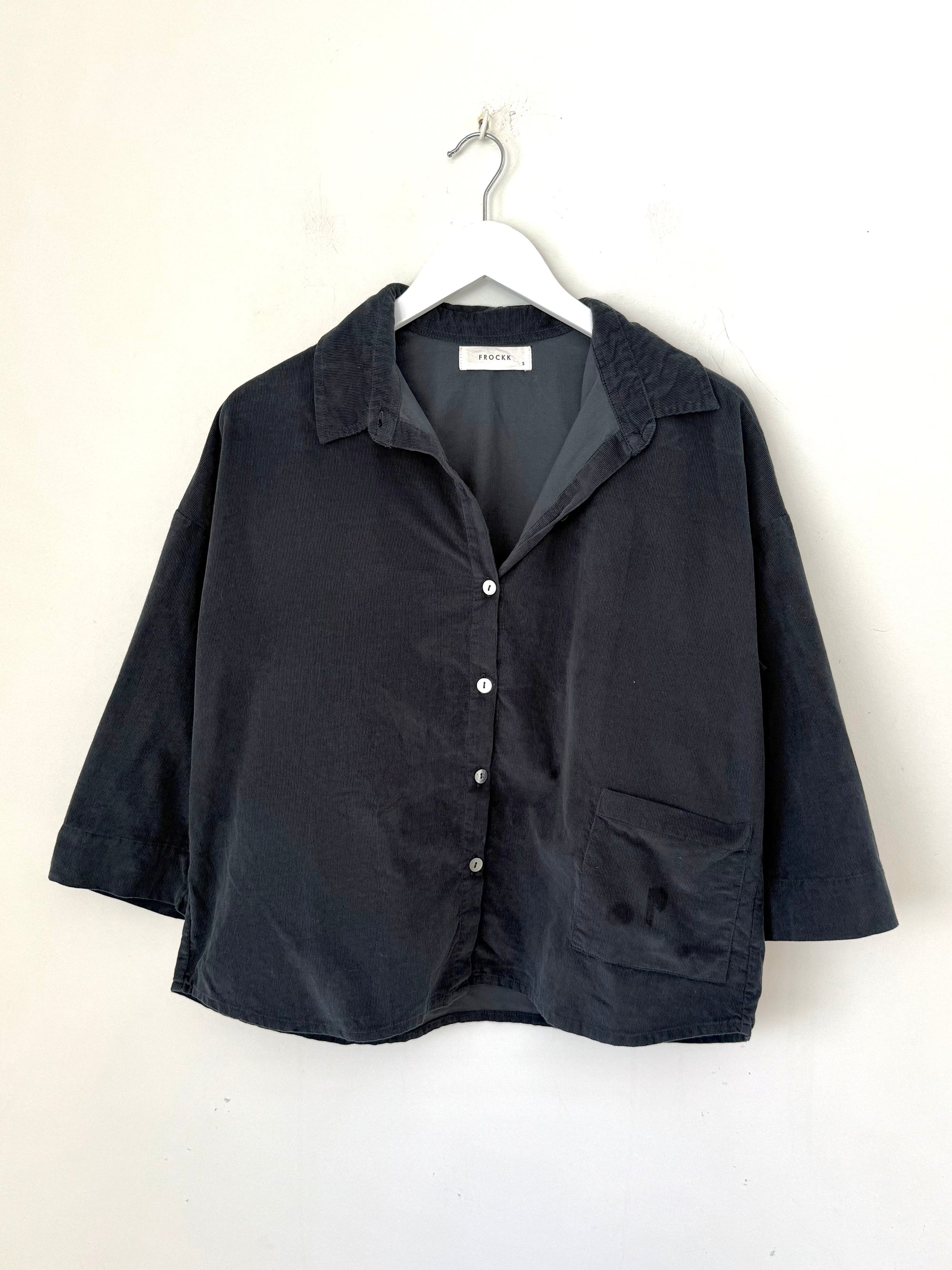 deanna shirt - charcoal cord Apparel