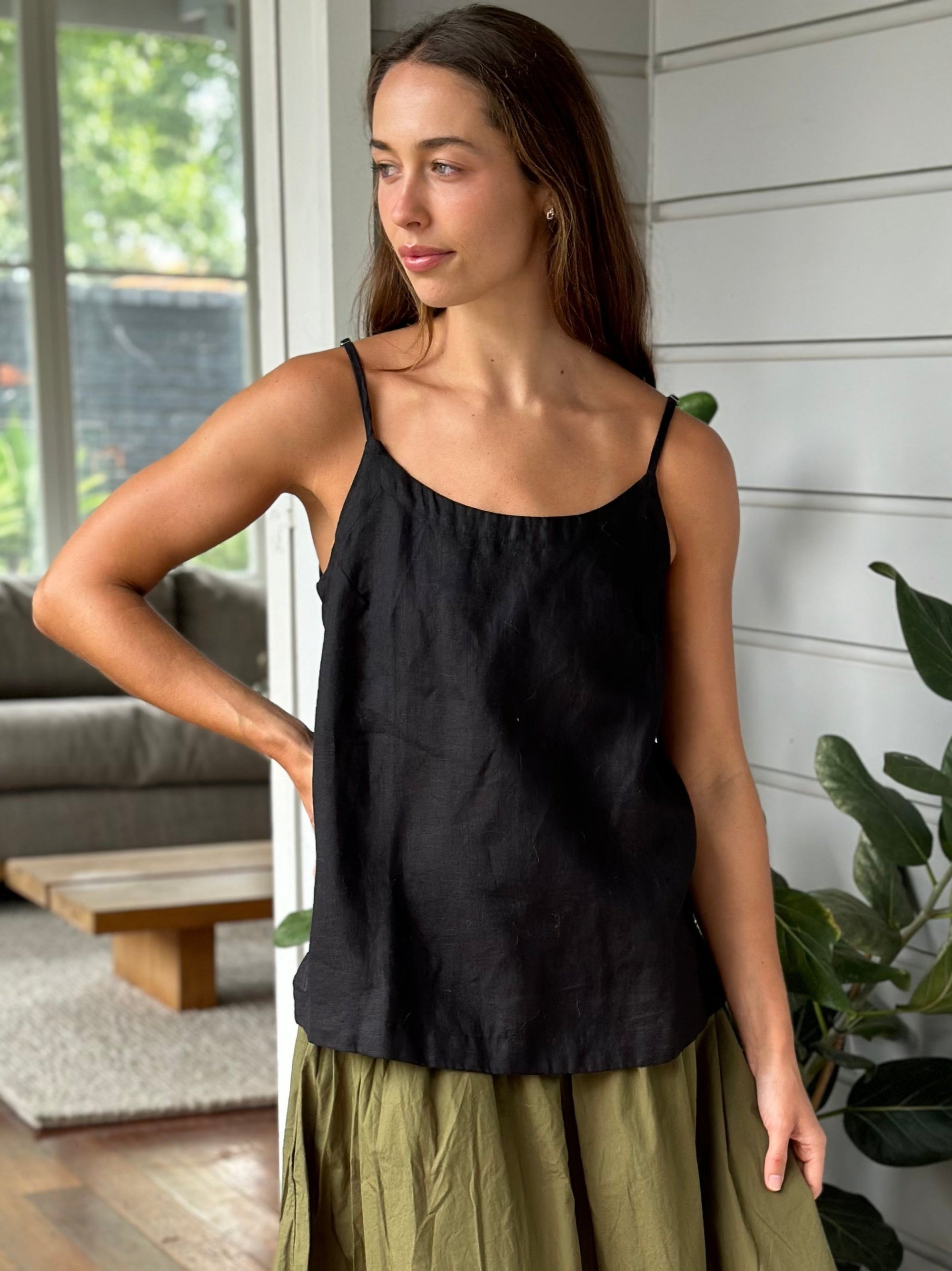 lola skirt - army cotton Apparel