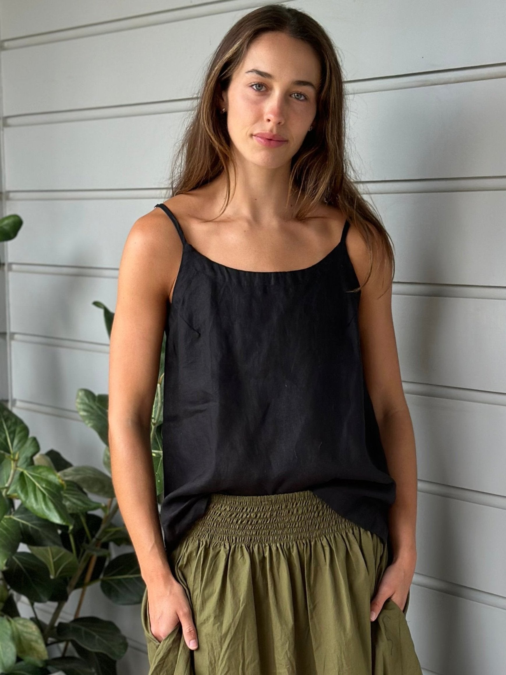 lola skirt - army cotton Apparel