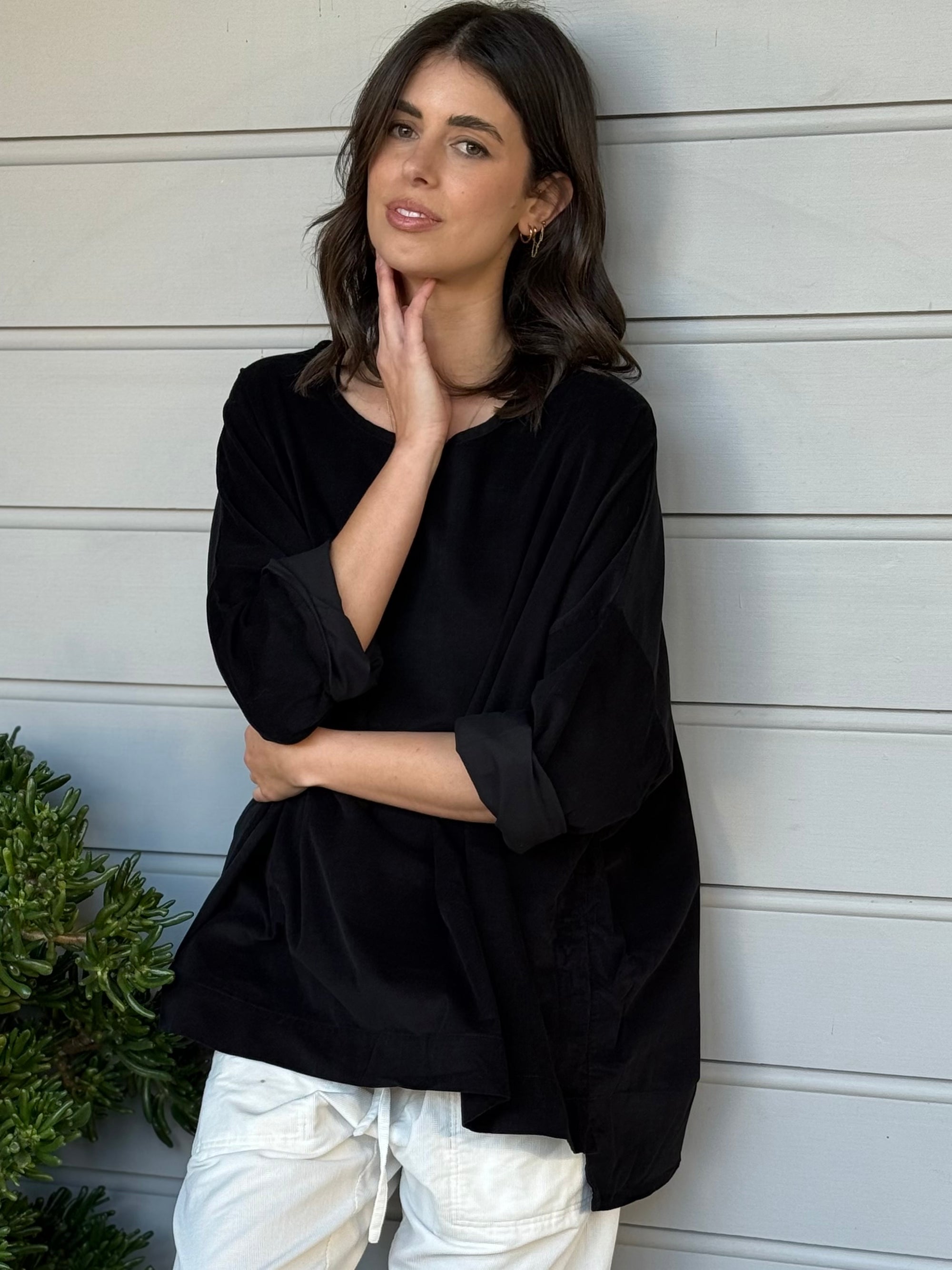 hunter top - black cord Apparel