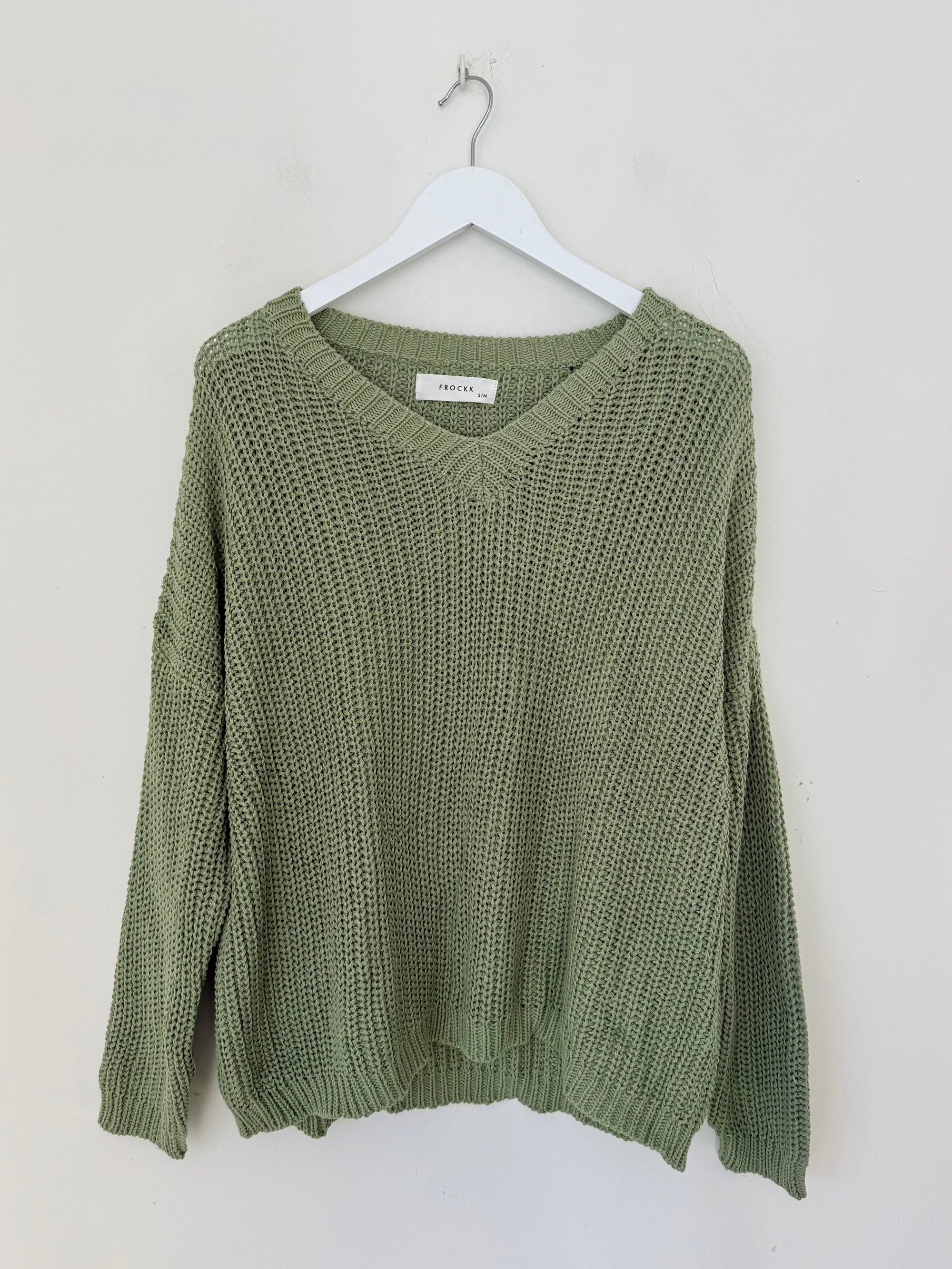 jasper cotton rib knit - sage Apparel