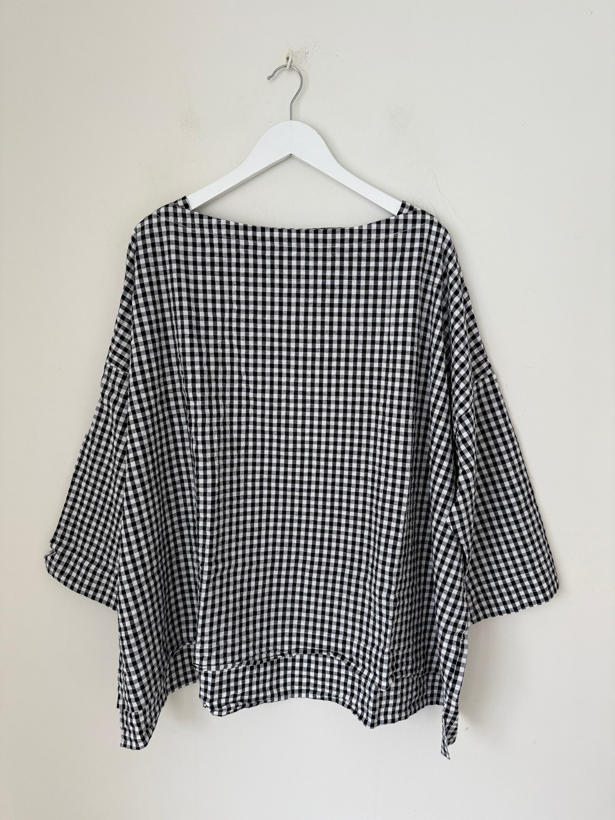 avril top - black /white gingham Apparel