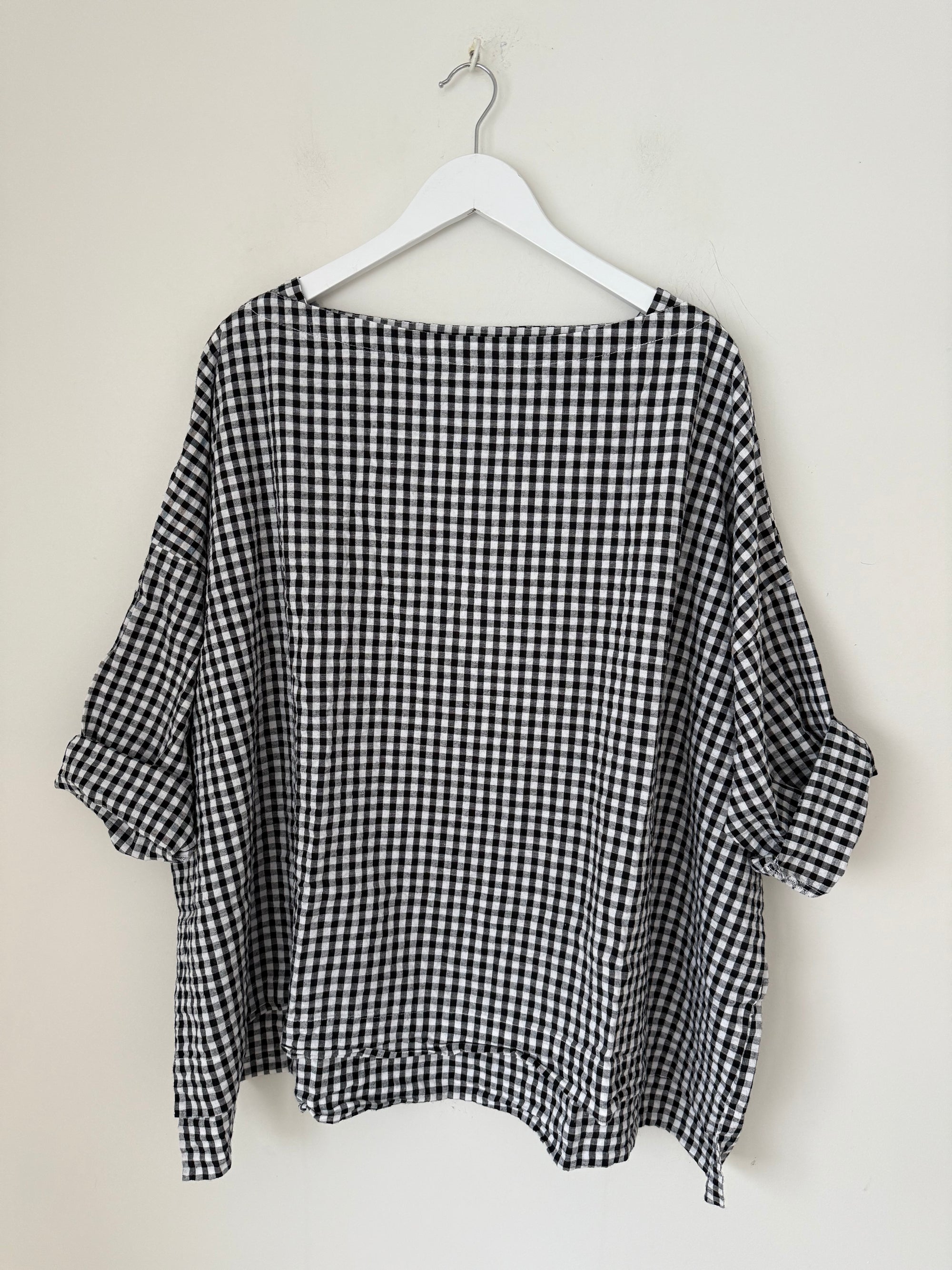 avril top - black /white gingham Apparel