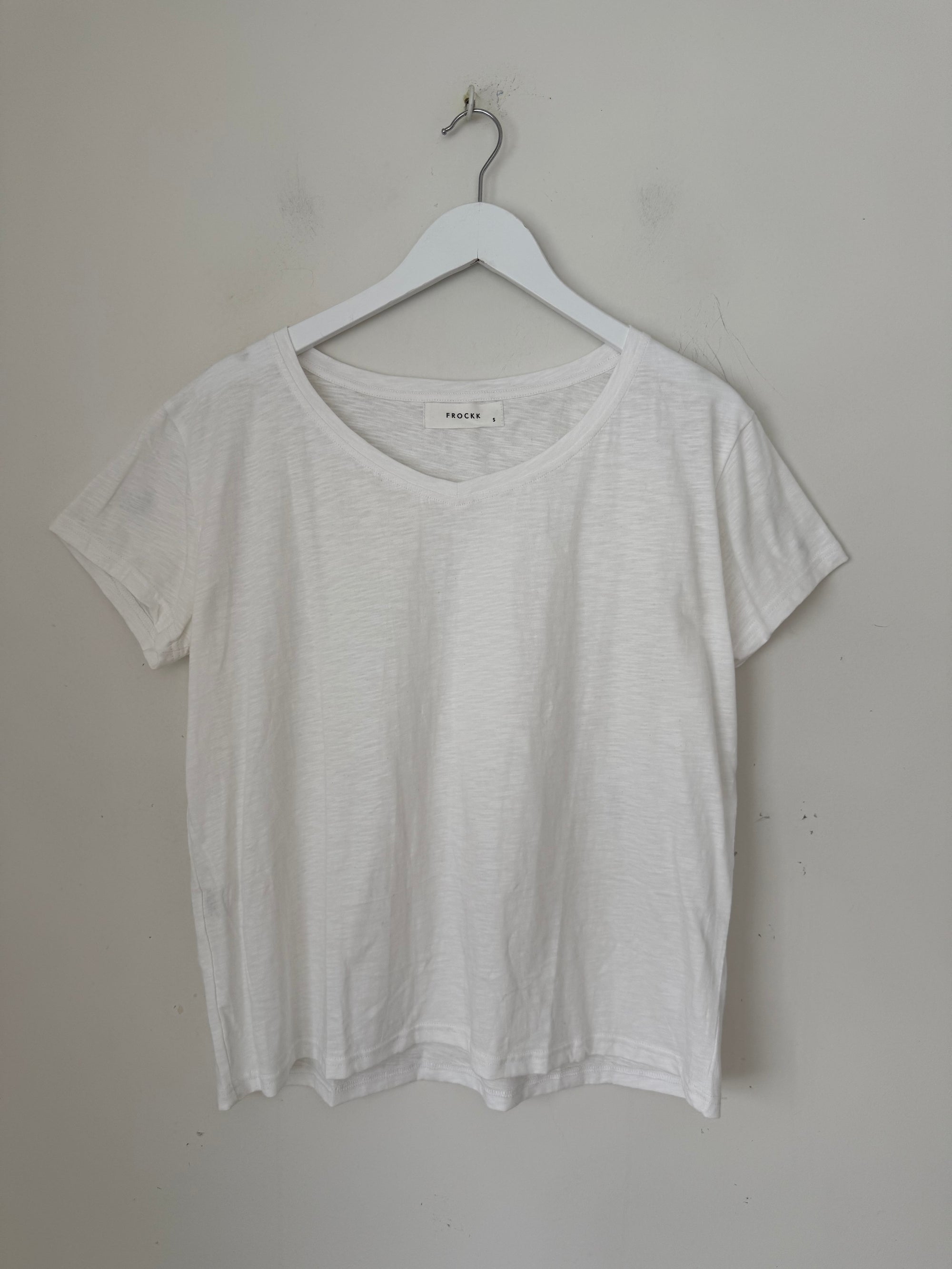 relaxed tee - white cotton Apparel