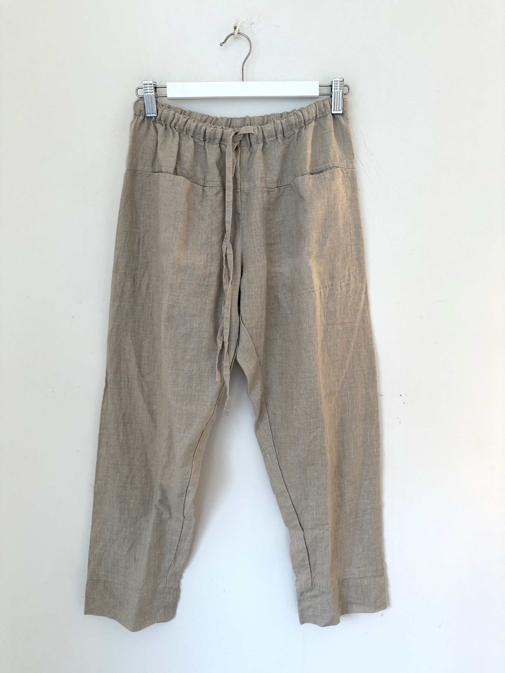 darcy pants - natural linen General