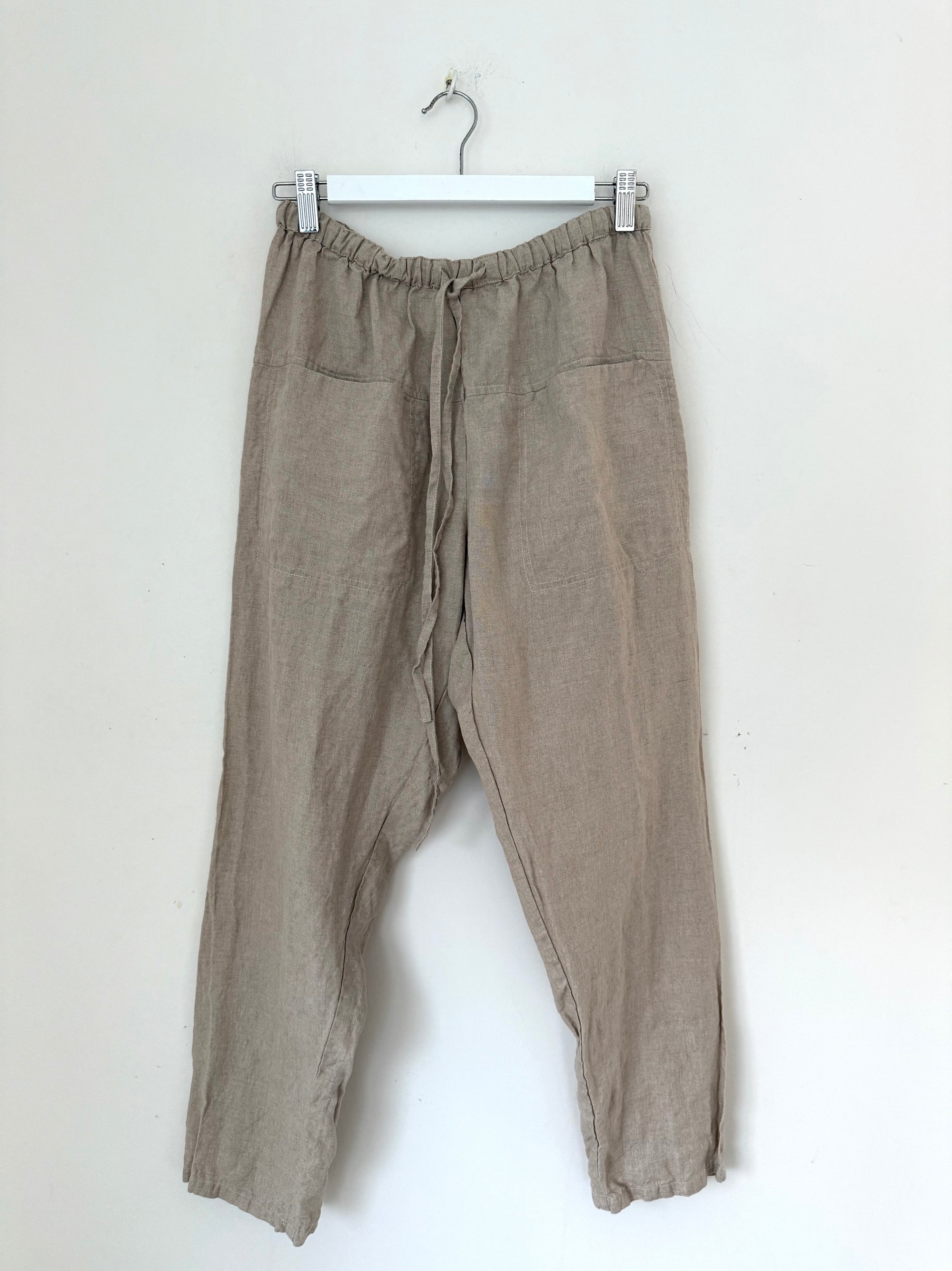 jessie pant-natural linen Apparel