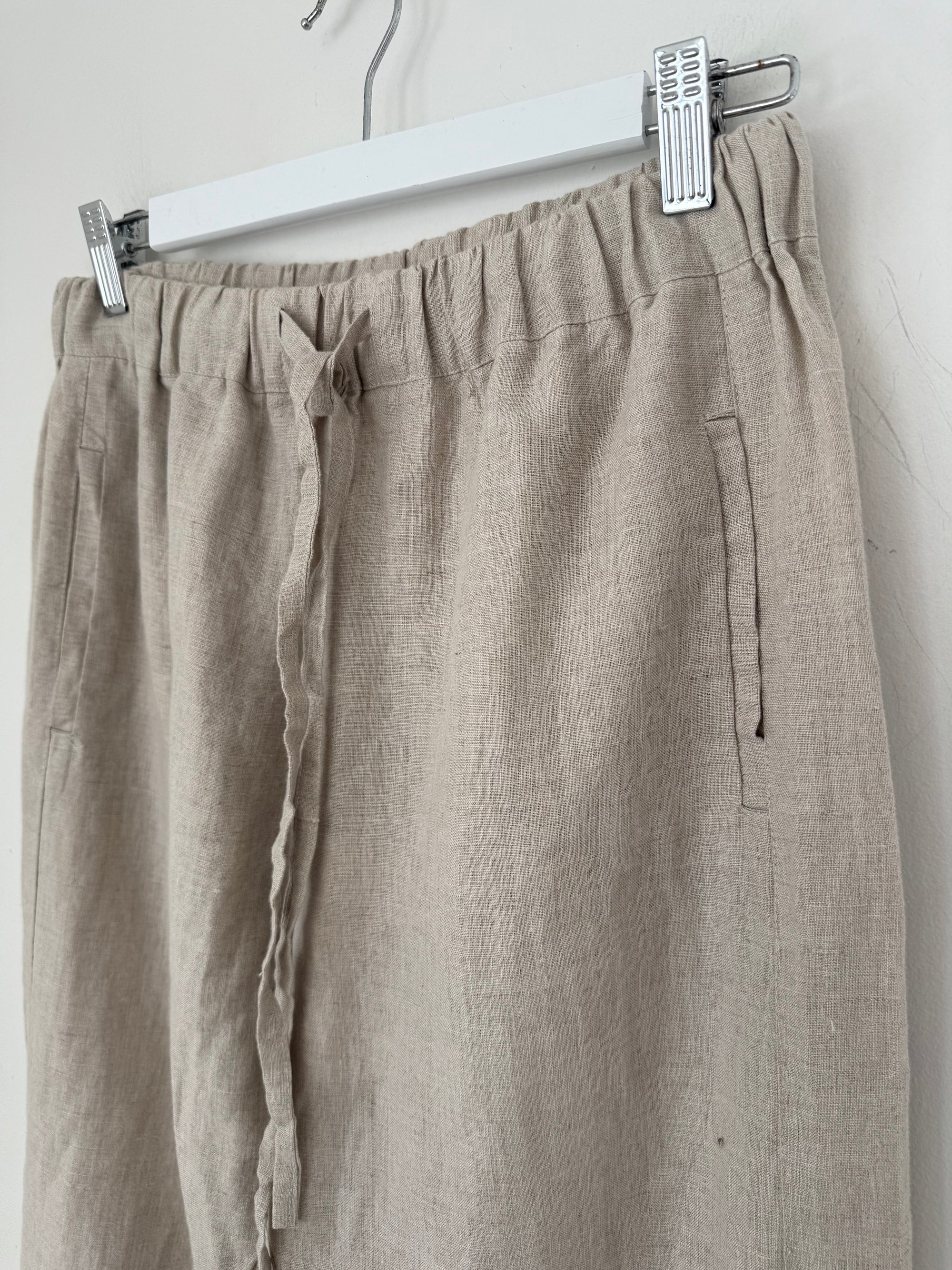 Portia pant-natural linen
