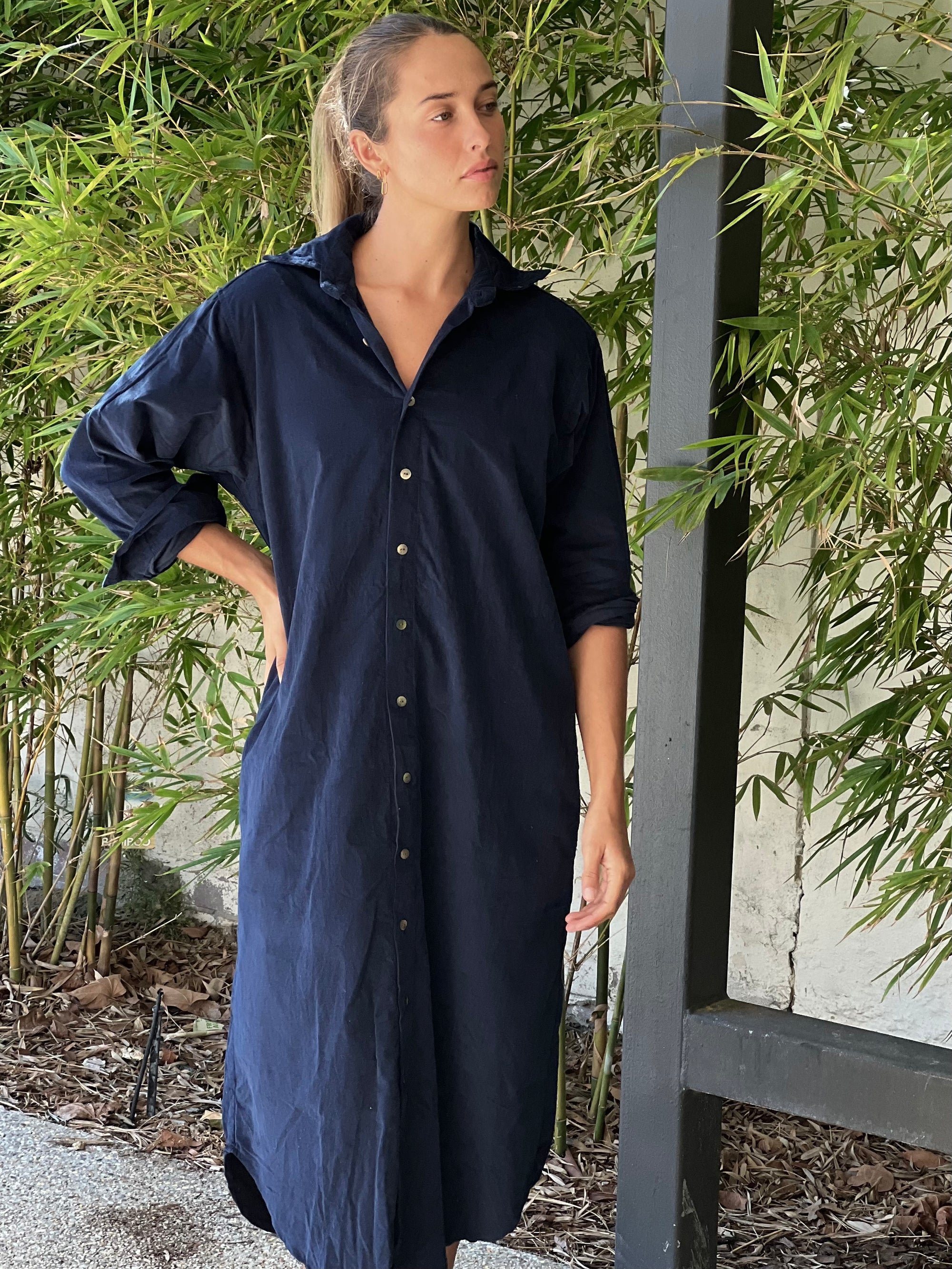 Elliot dress - navy cord