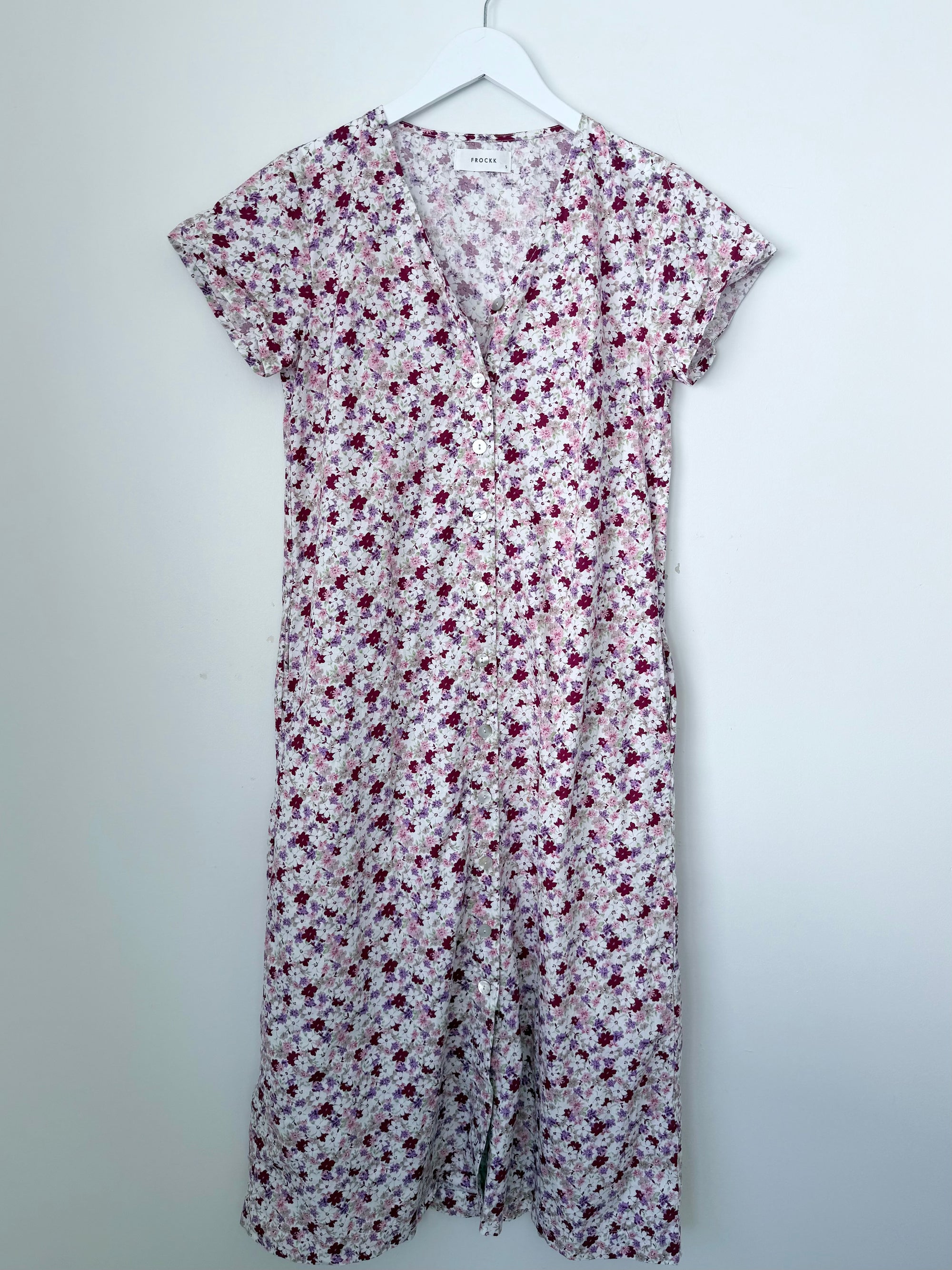 harriet dress -pretty flowers Japanese cotton