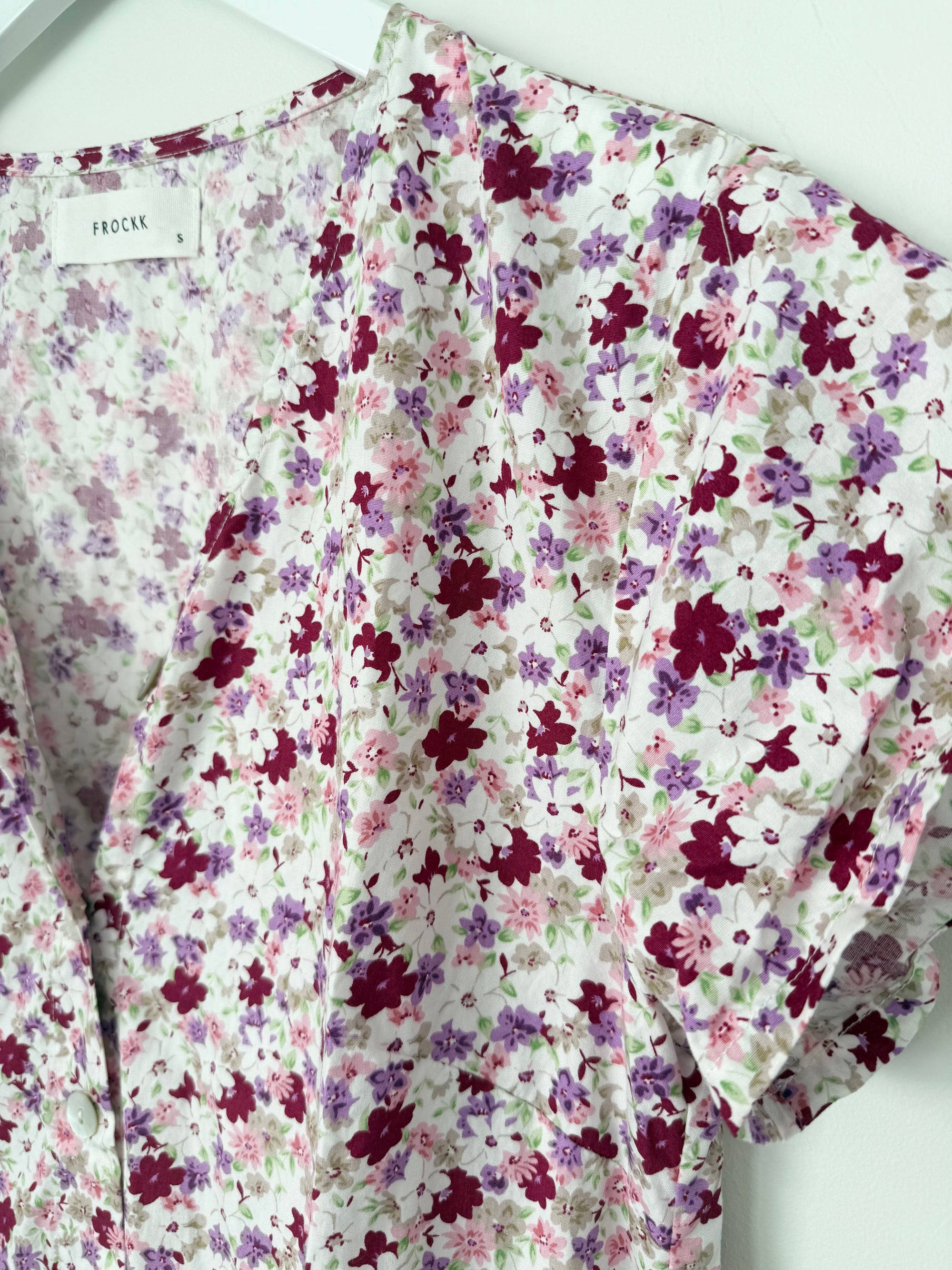 harriet dress -pretty flowers Japanese cotton