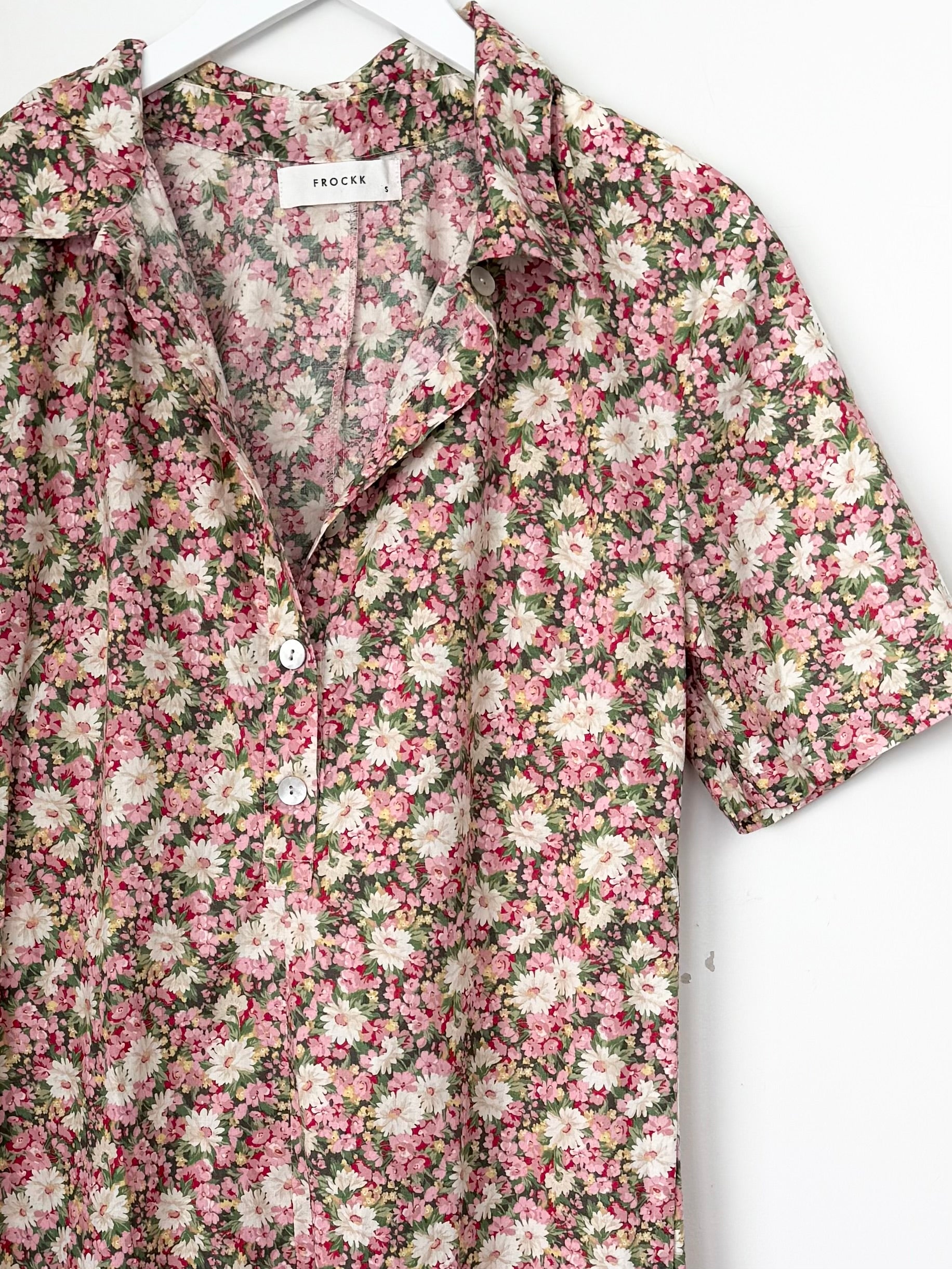 phillipa dress -flower patch cotton