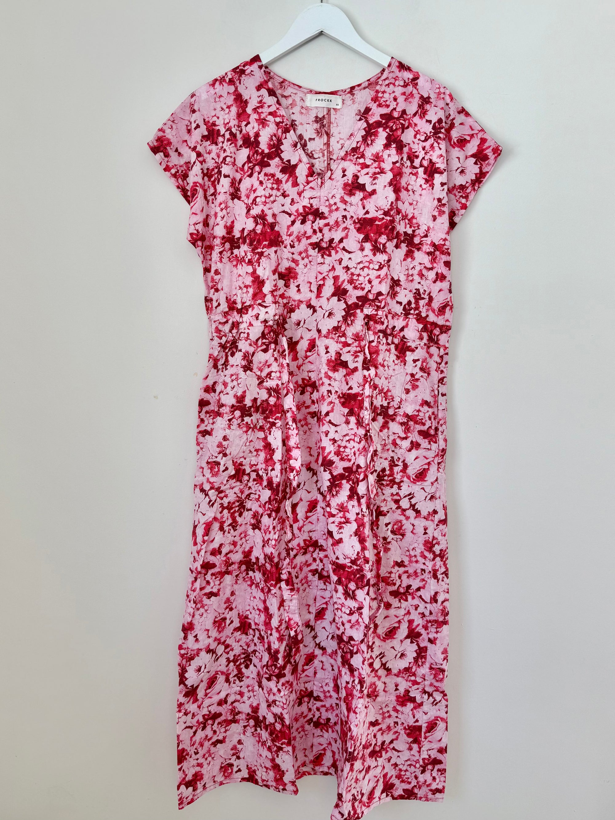 harper dress - crimson bouquet