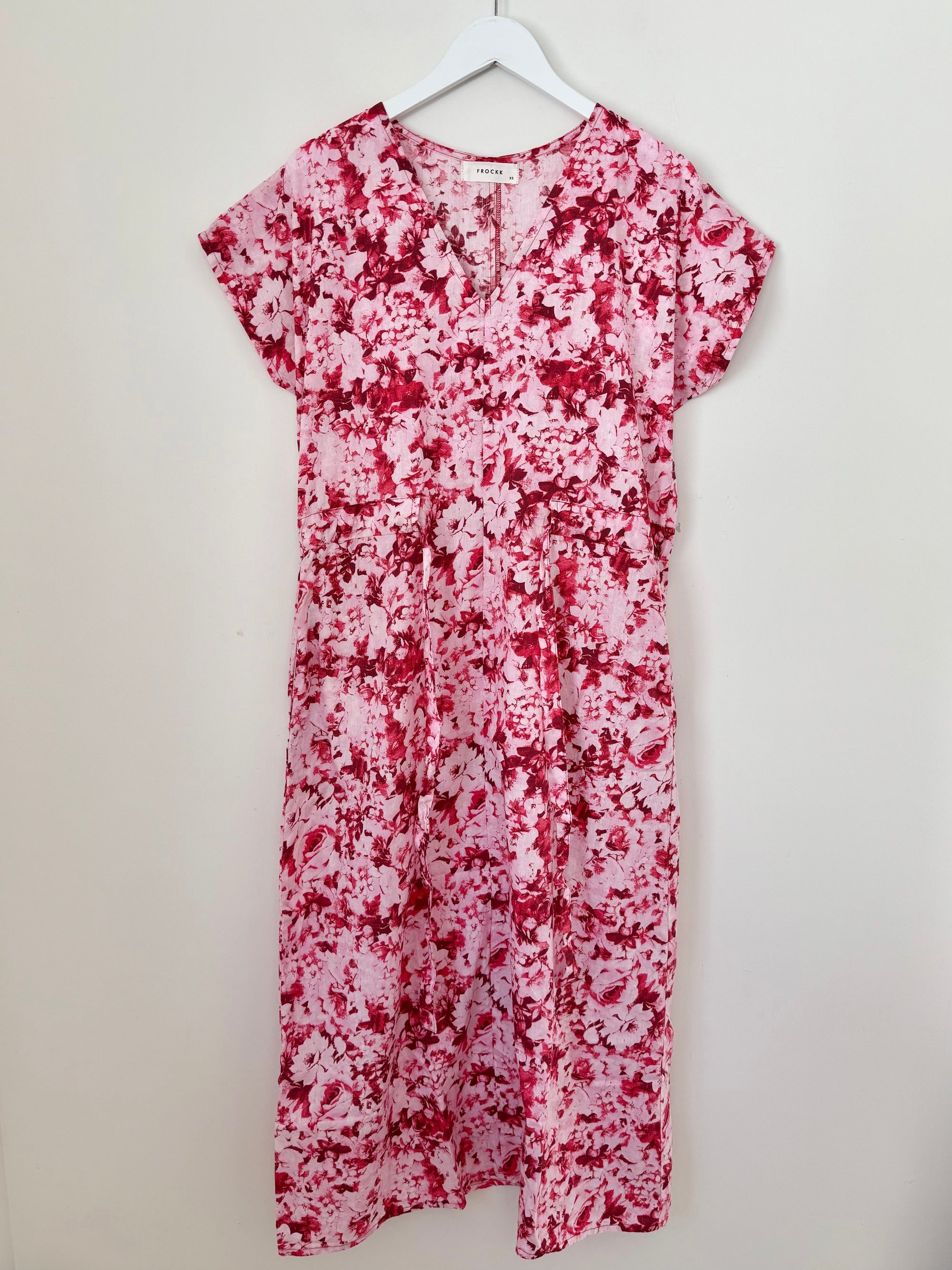 harper dress - crimson bouquet