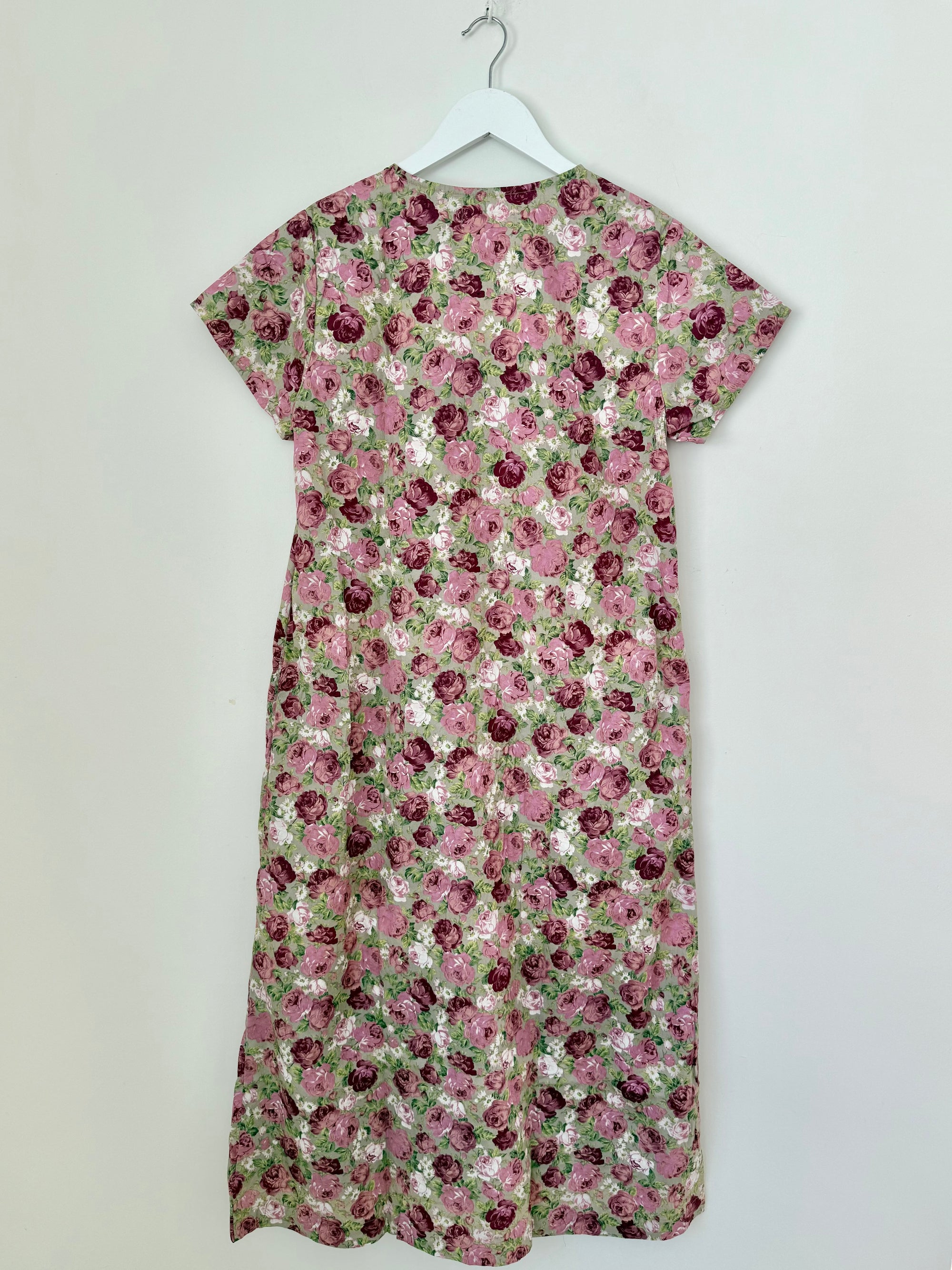 harriet dress -summer roses-Japanese cotton