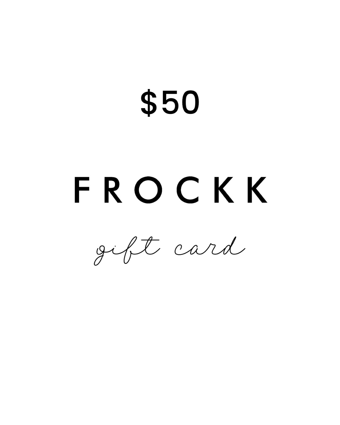 gift cards Vouchers $50.00
