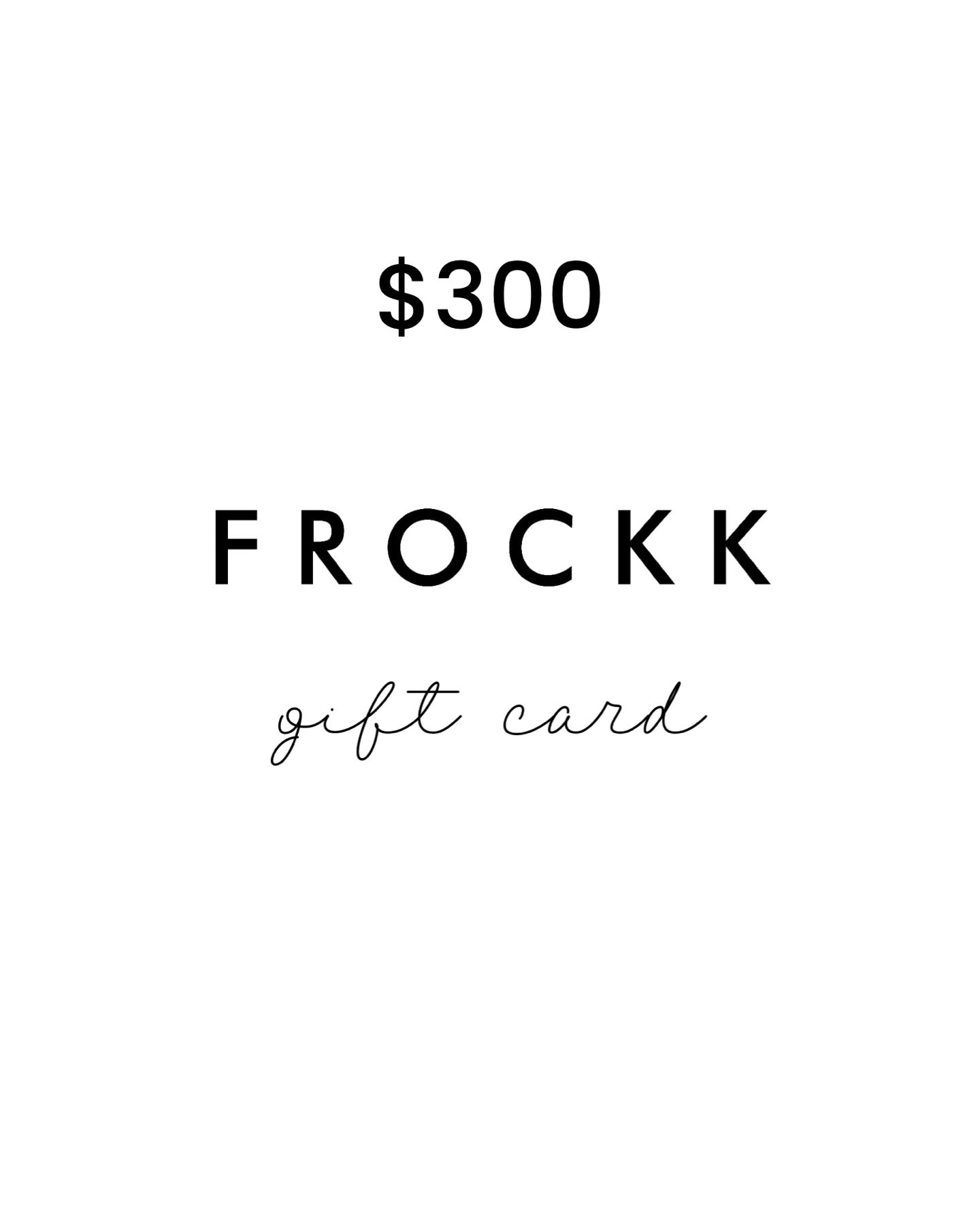 gift cards Vouchers $300.00
