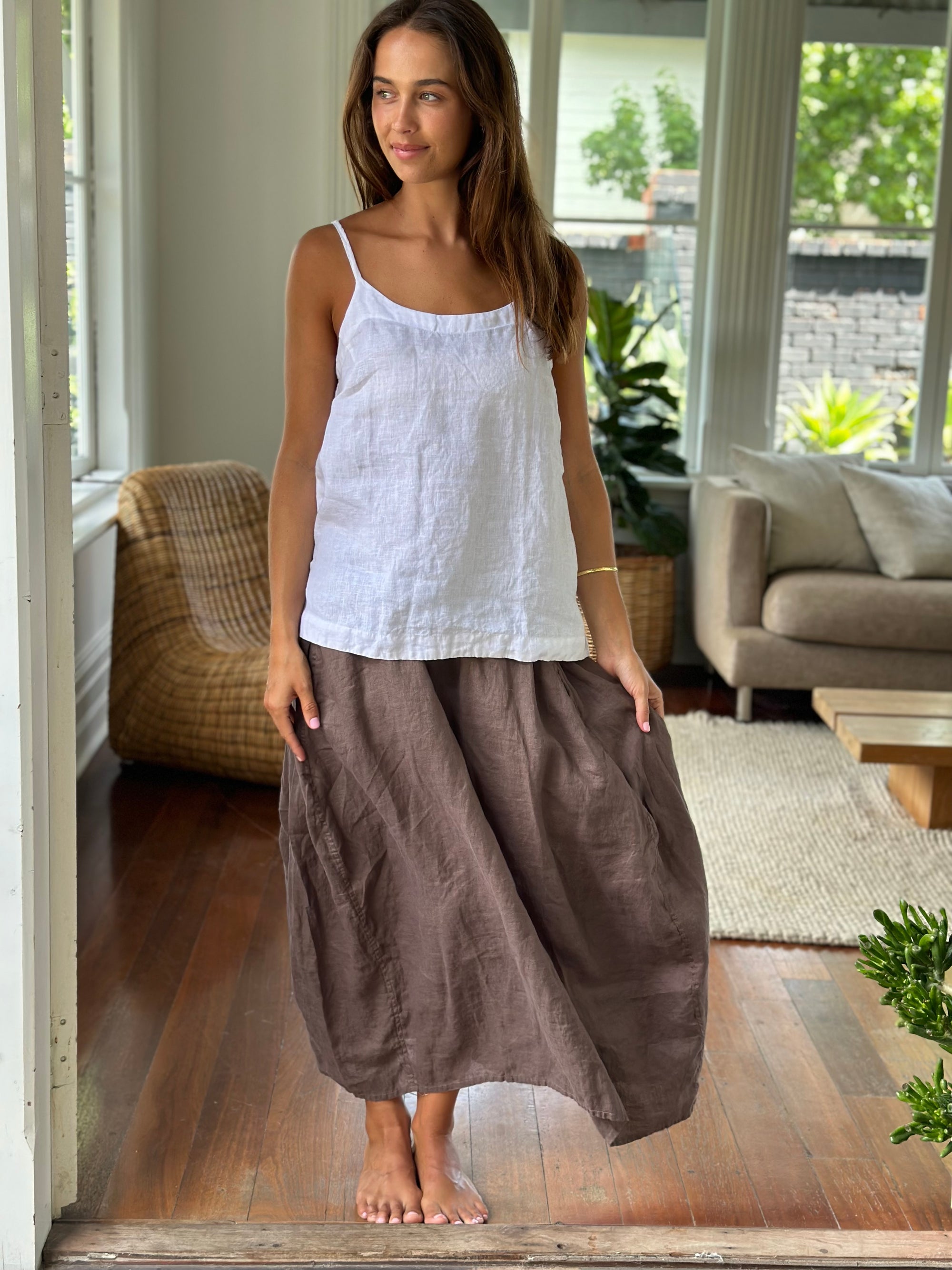 lana skirt - soil linen Apparel
