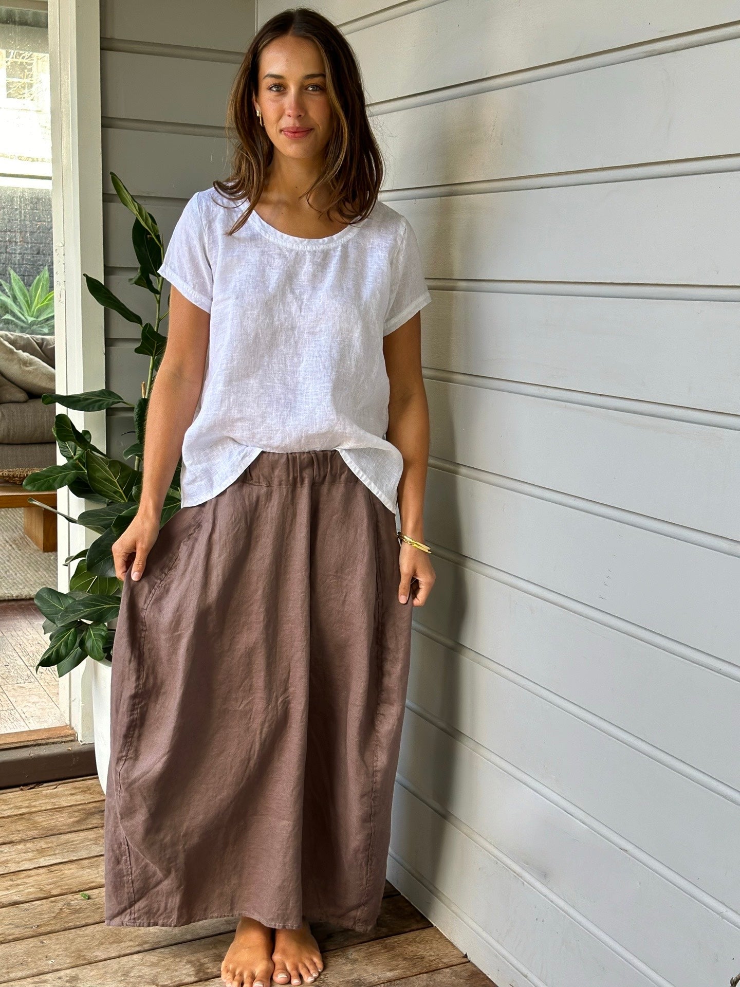lana skirt - soil linen Apparel