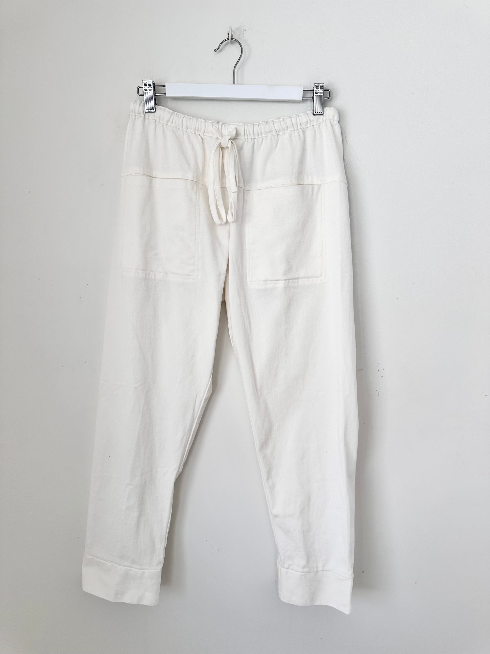 dylan pant-chalk twill cotton Apparel