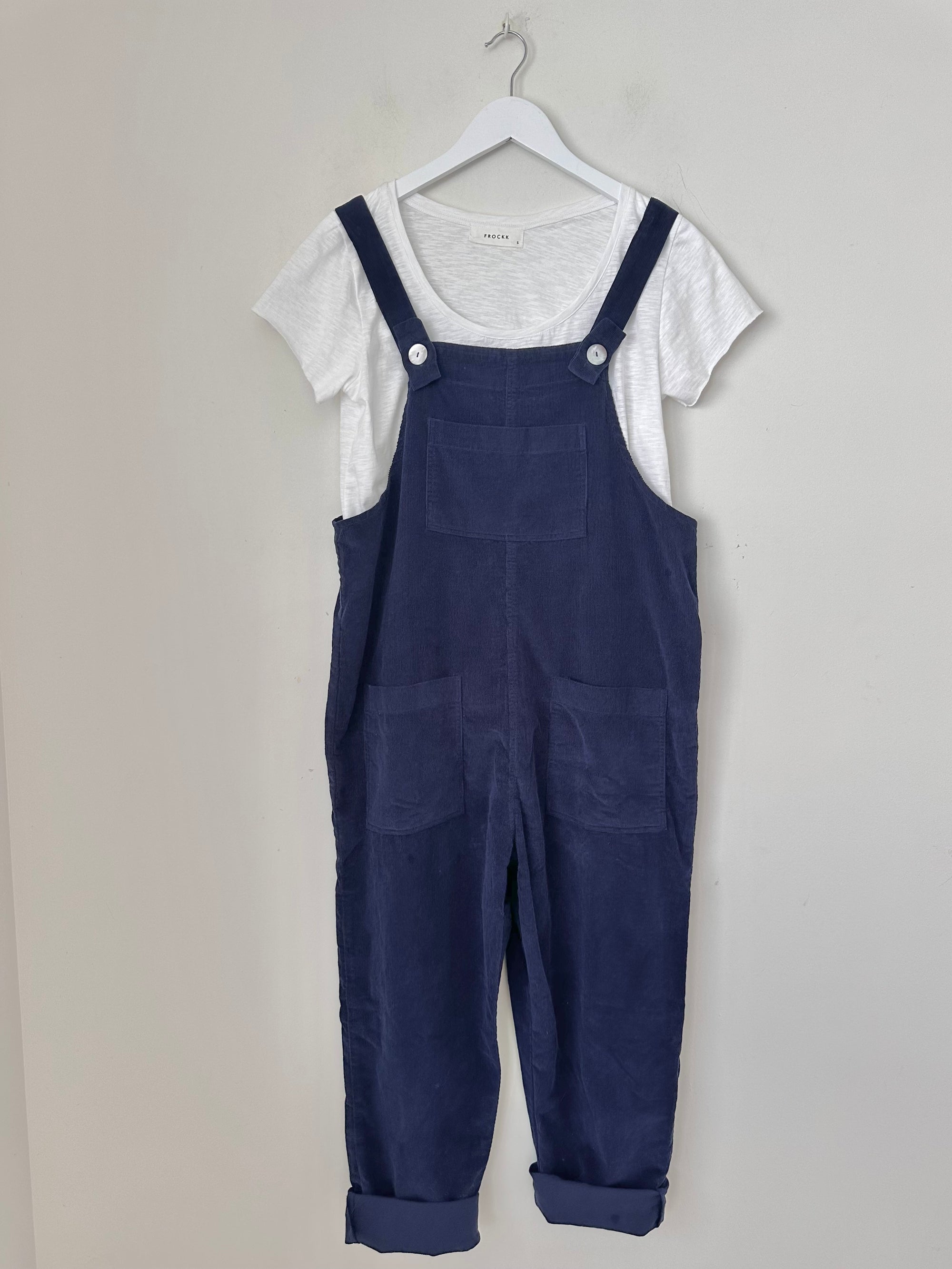 overalls - indigo cord Apparel