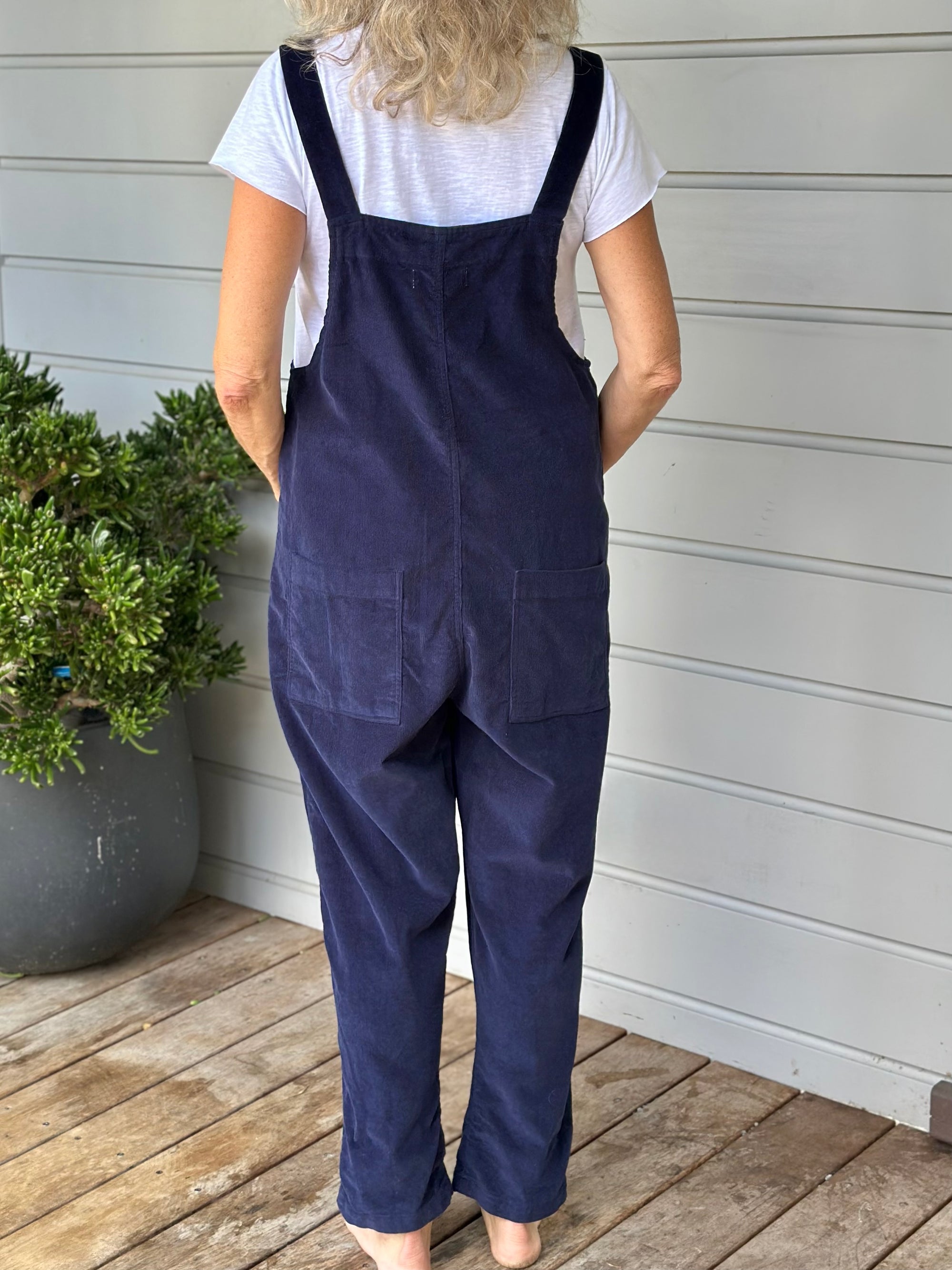 overalls - indigo cord Apparel