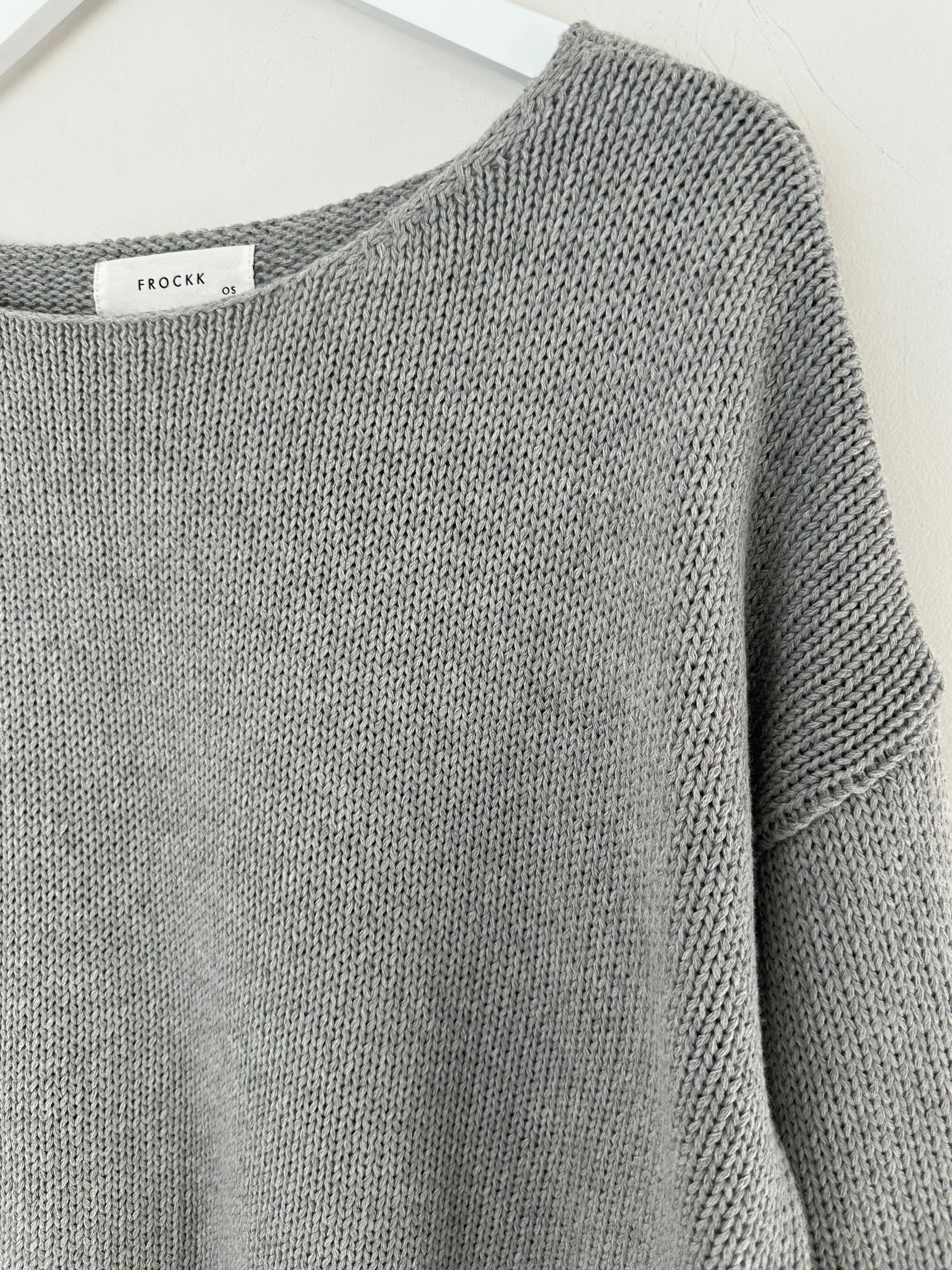 ashton jersey - pebble grey cotton Apparel