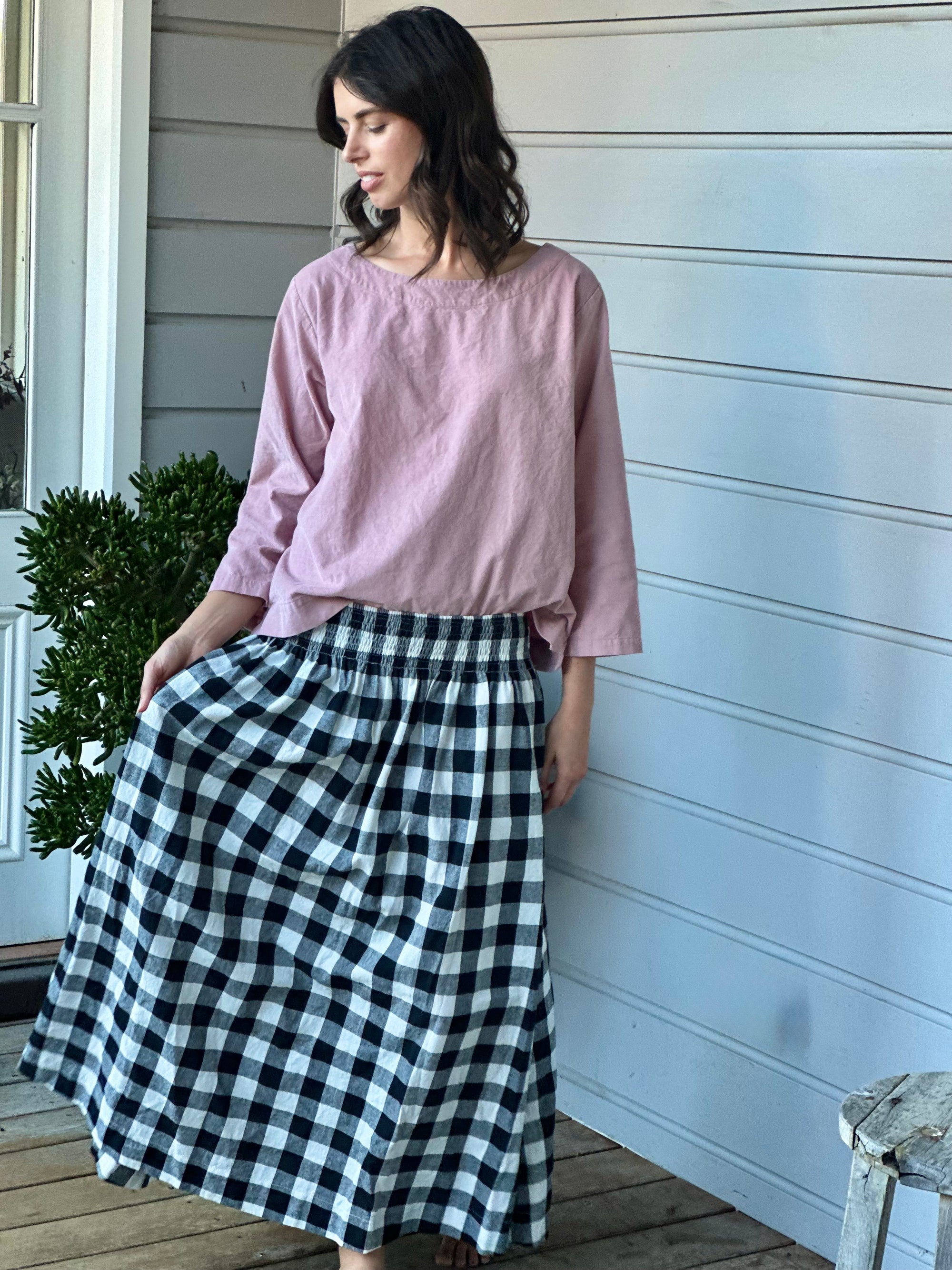 anya top - dusty pink cord Apparel
