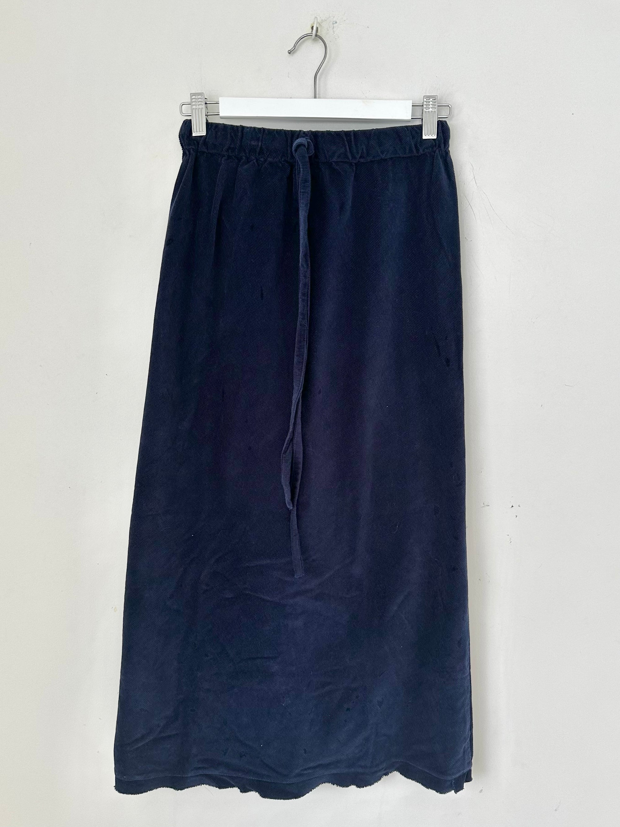 anthea skirt-indigo cord Apparel