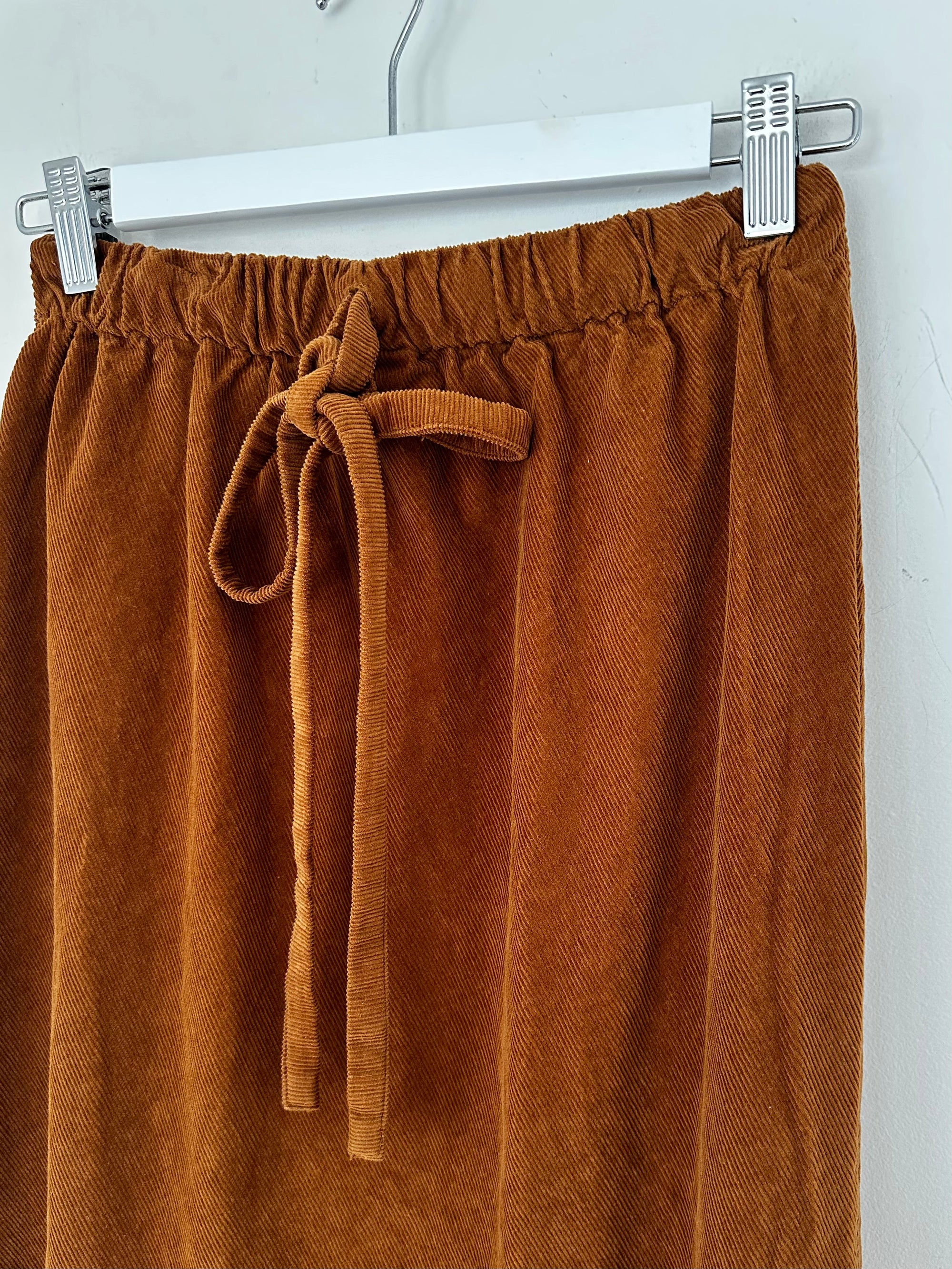 anthea skirt - caramel cord Apparel