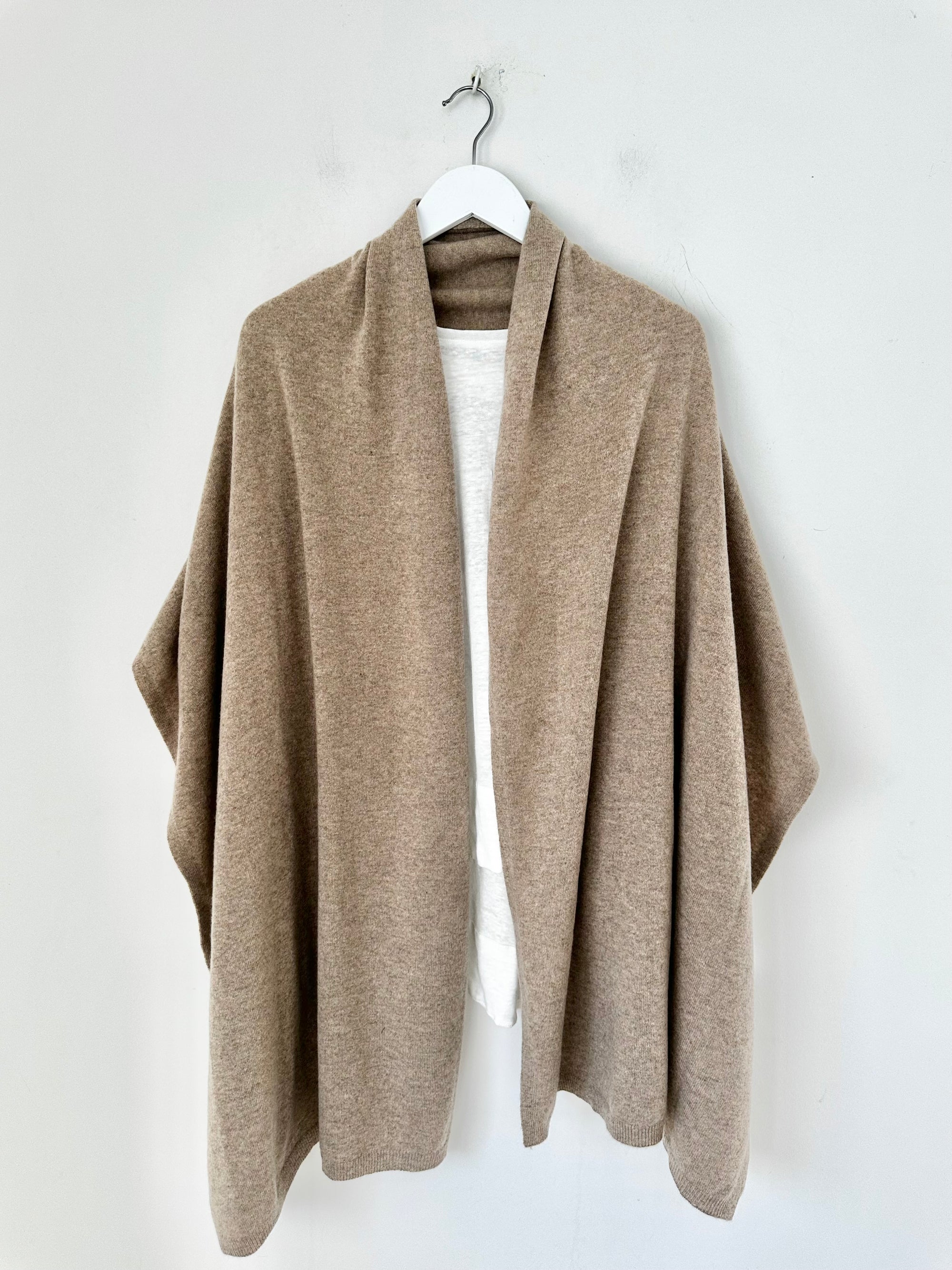 large cashmere scarf-oat almond Apparel
