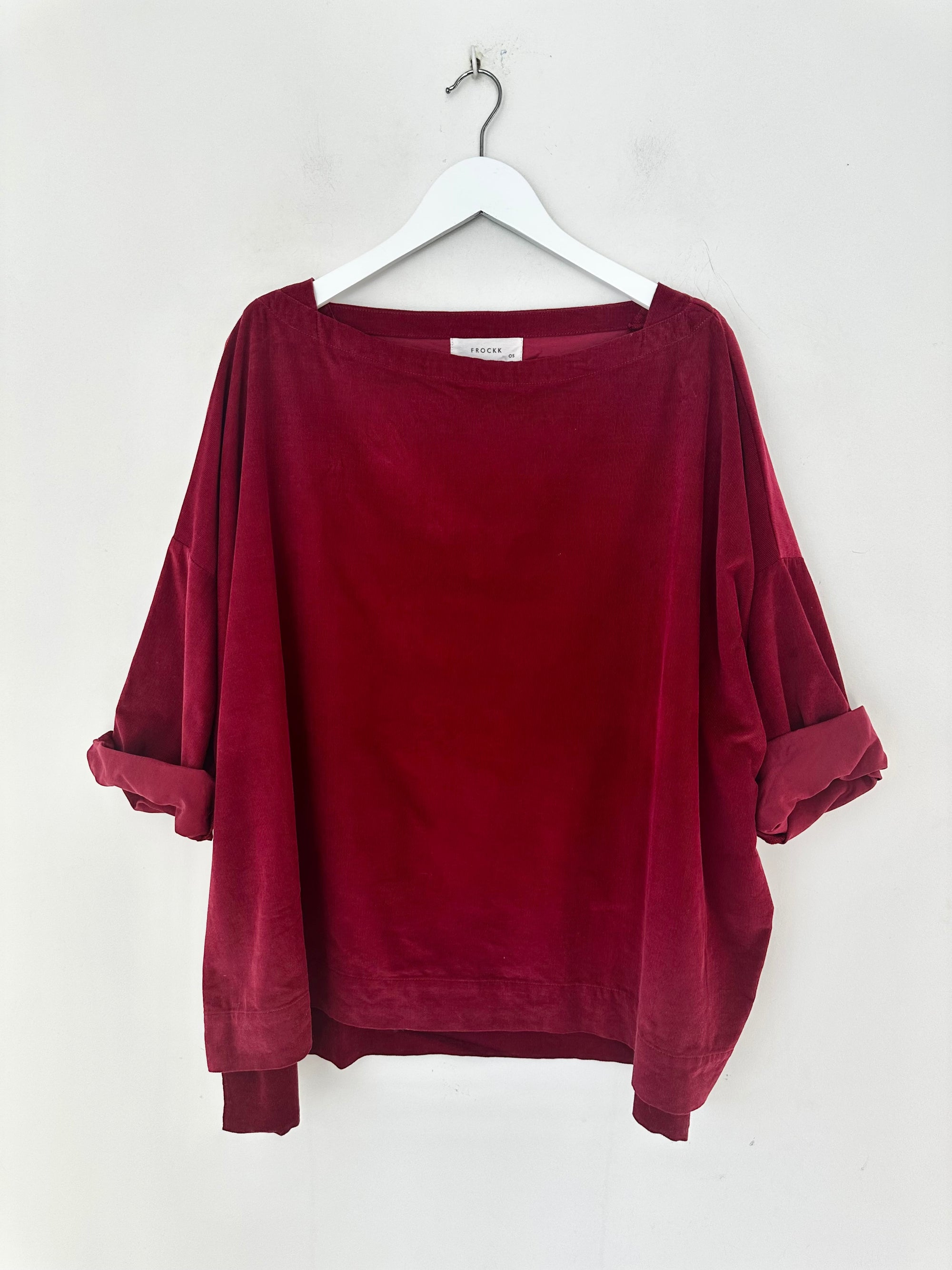 avril top - merlot cord Apparel