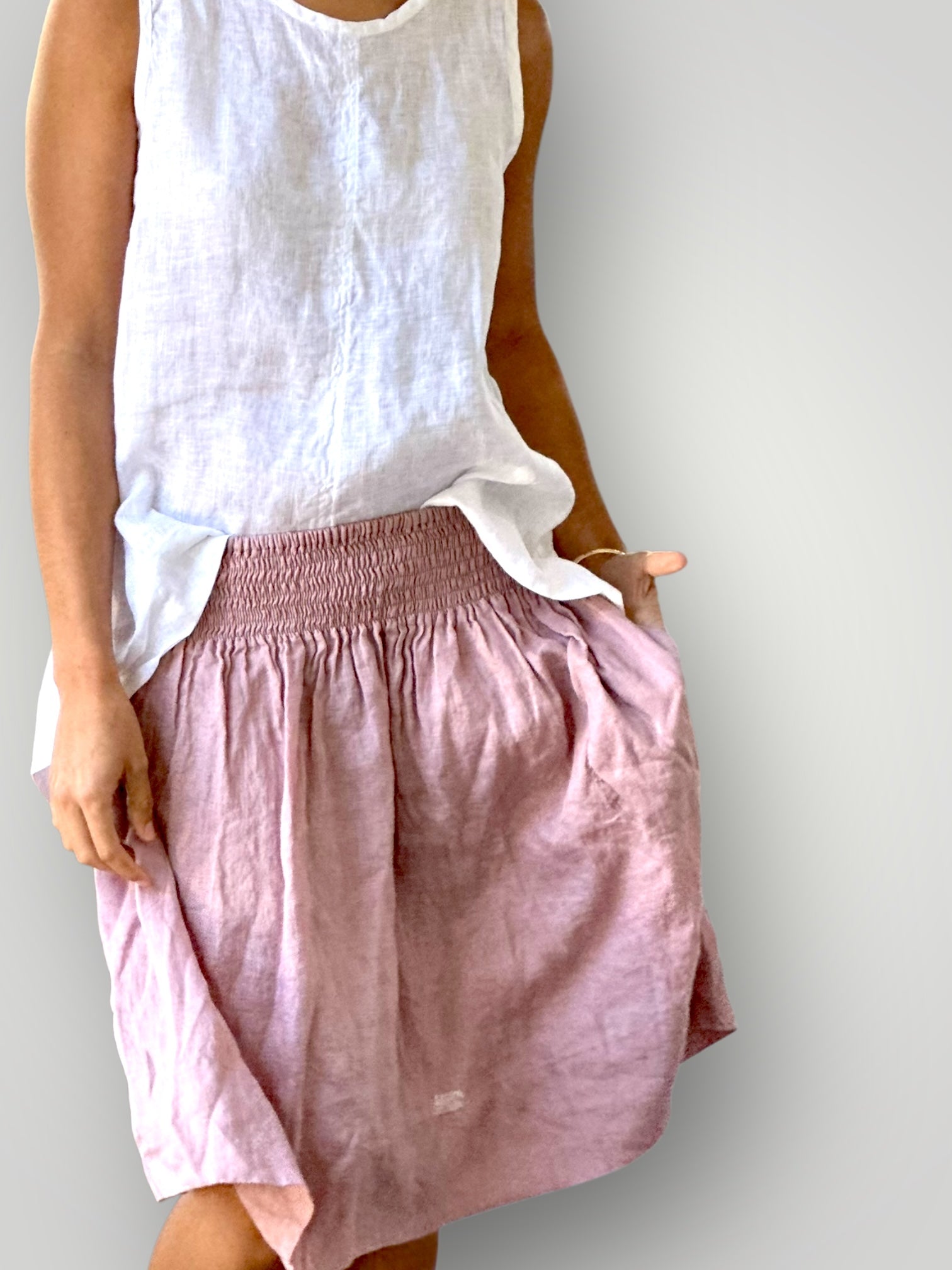 zoe skirt - dusty rose Apparel