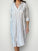 elena shirtdress - natural stripe linen Apparel