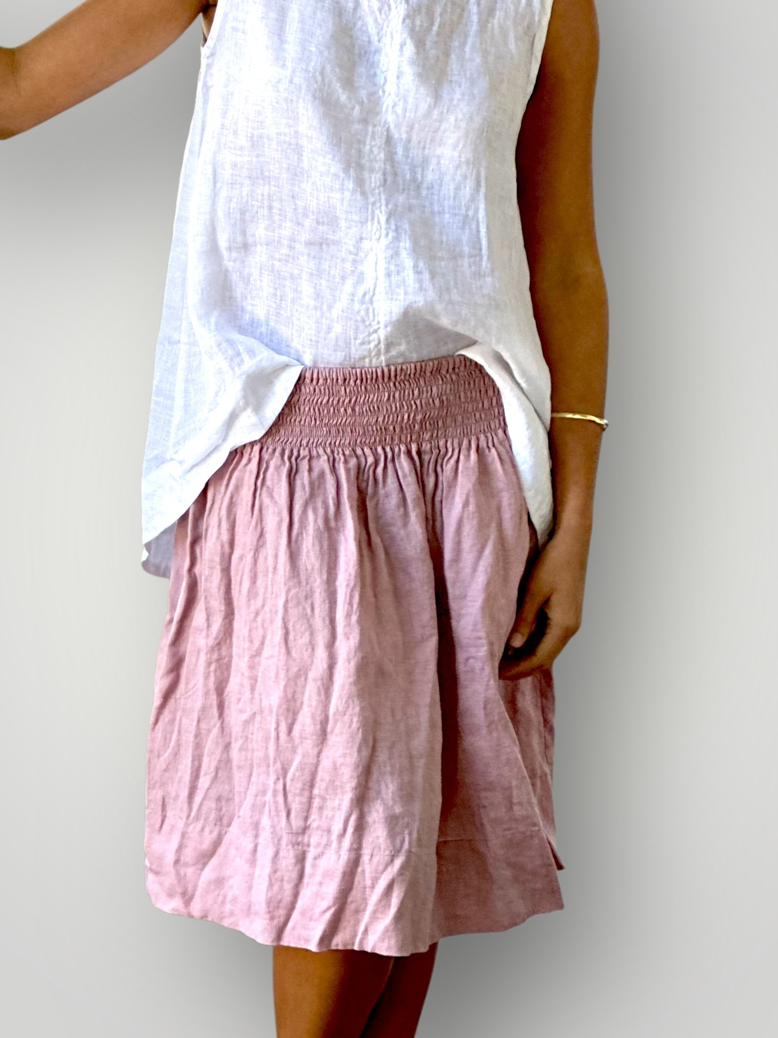 zoe skirt - dusty rose Apparel