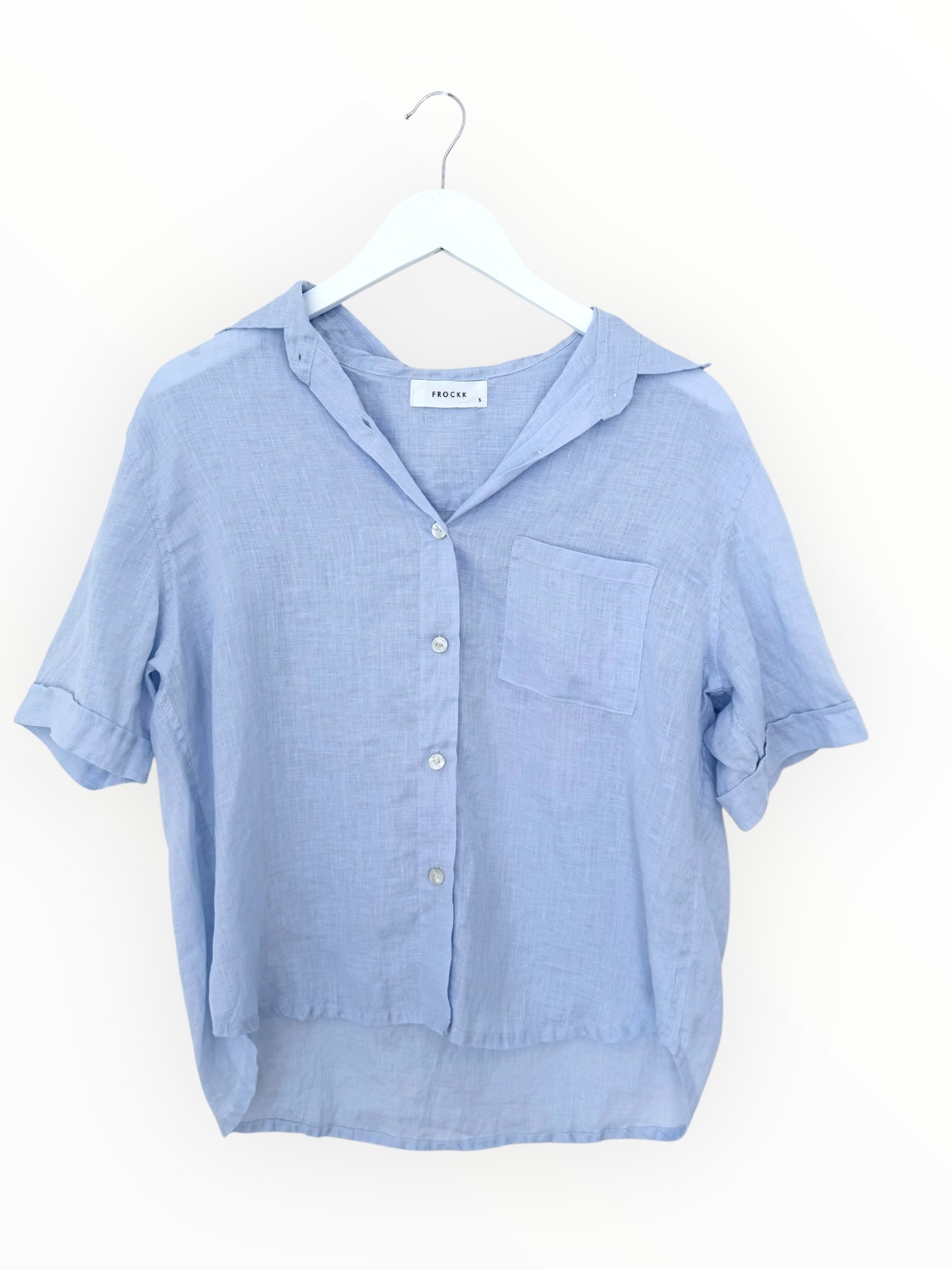 erin shirt-soft blue linen
