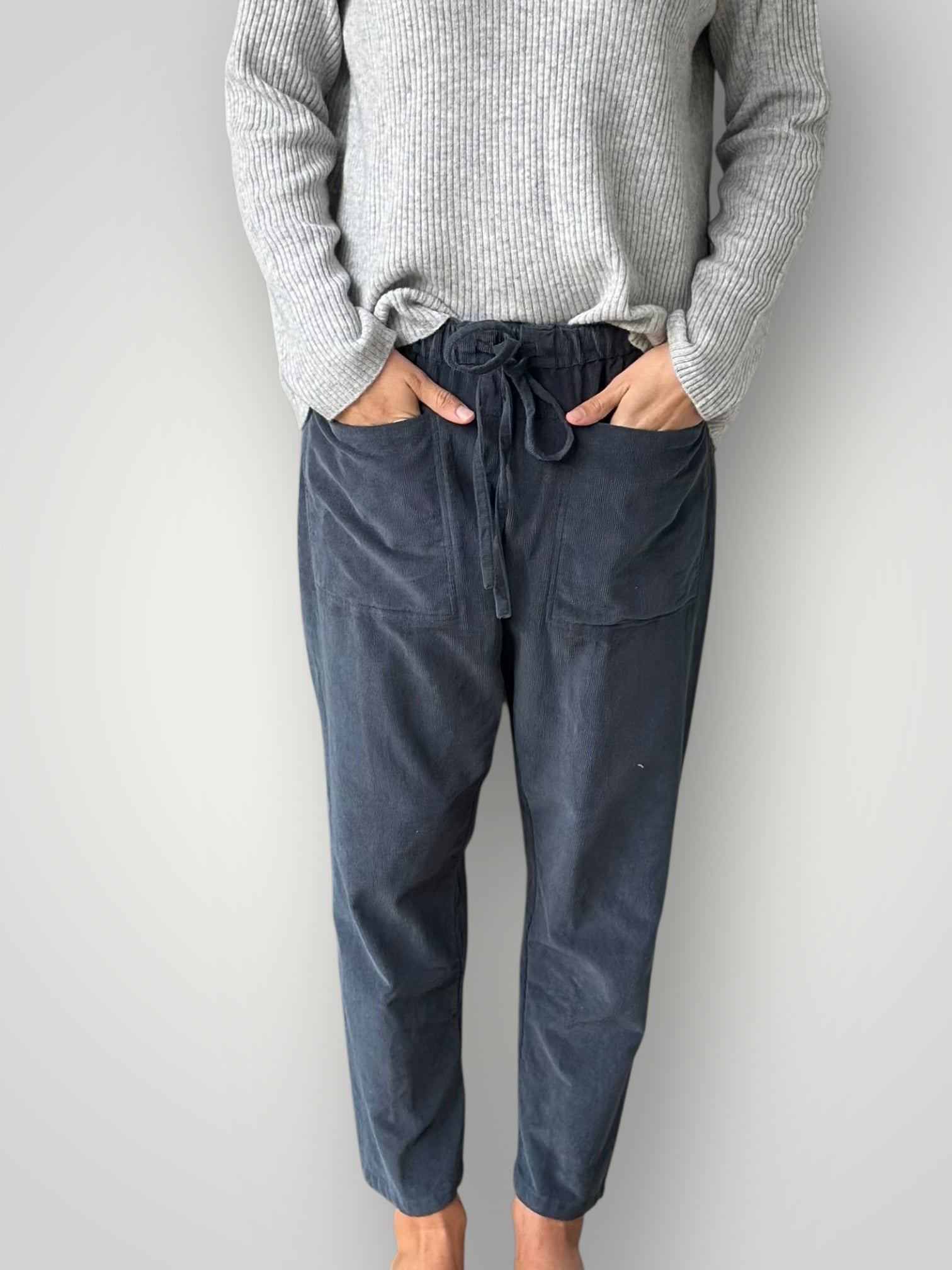jessie pants -charcoal cord Apparel