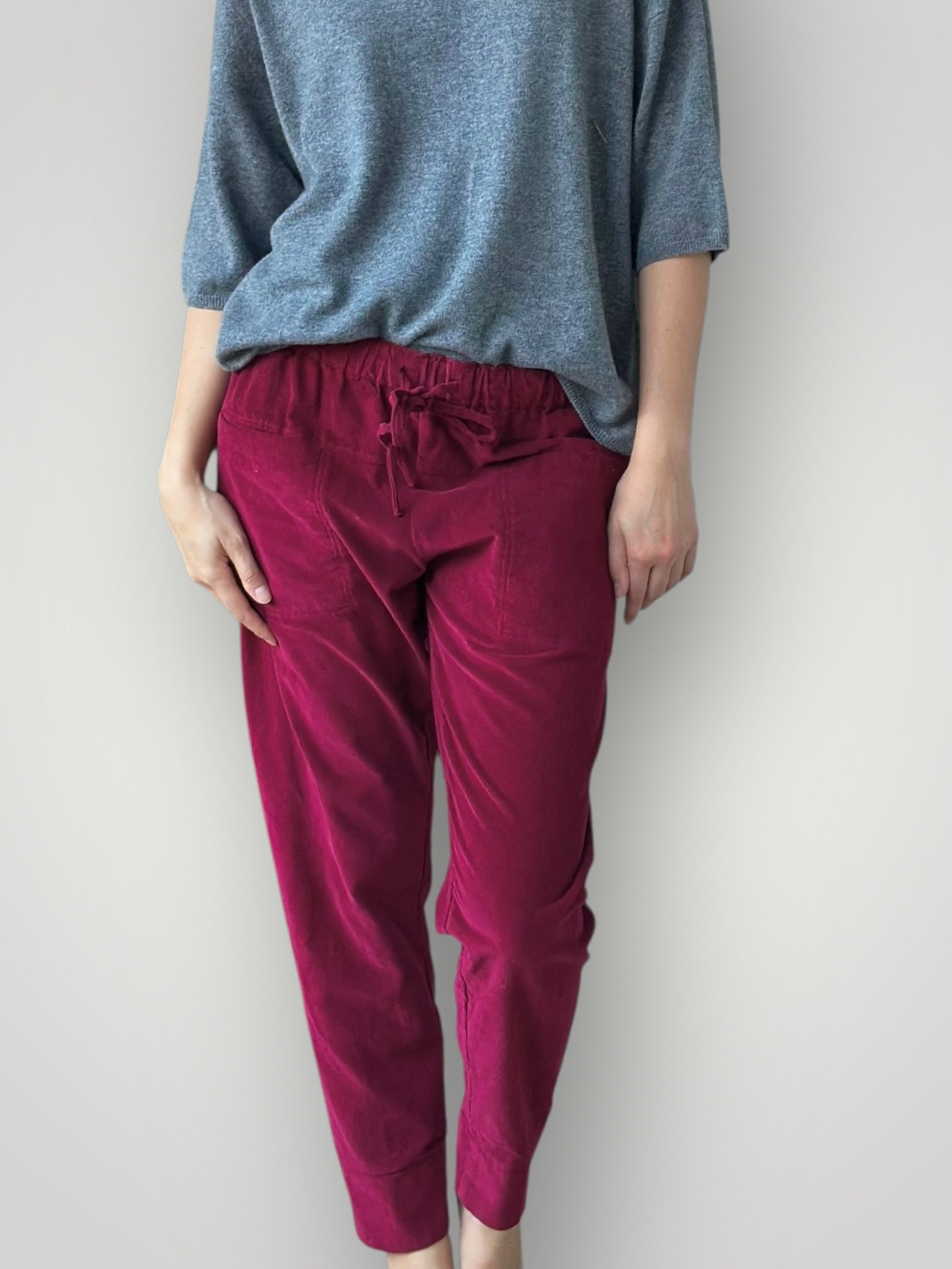 darcy pants - merlot cord Apparel