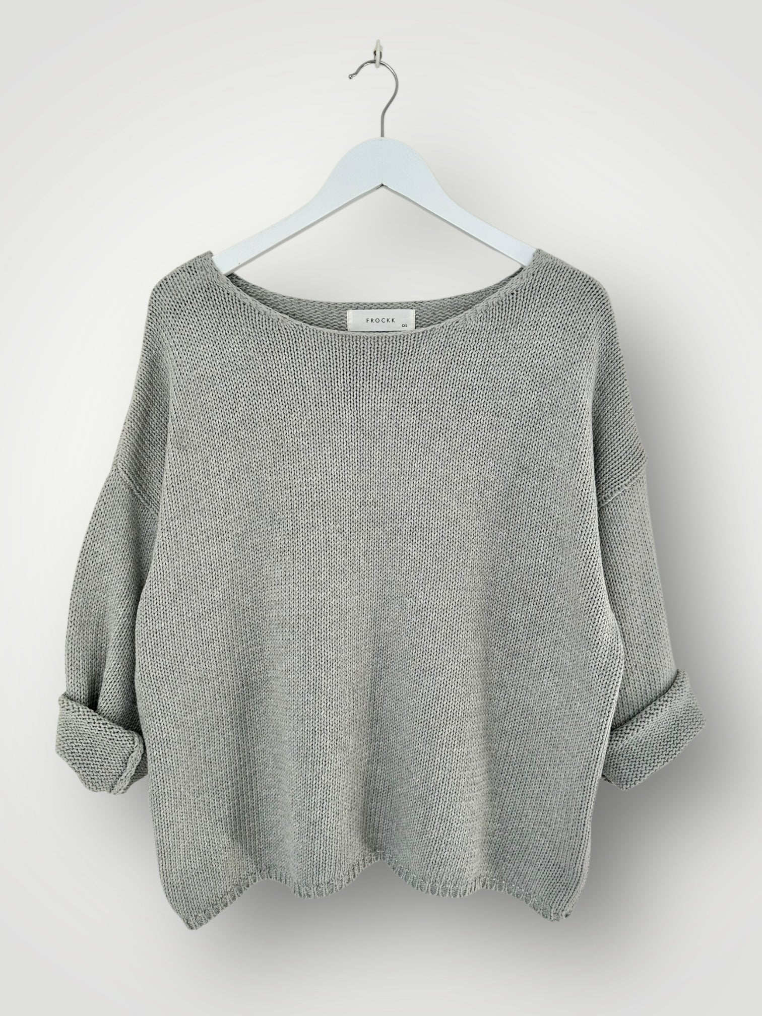 ashton jersey - pebble grey cotton Apparel