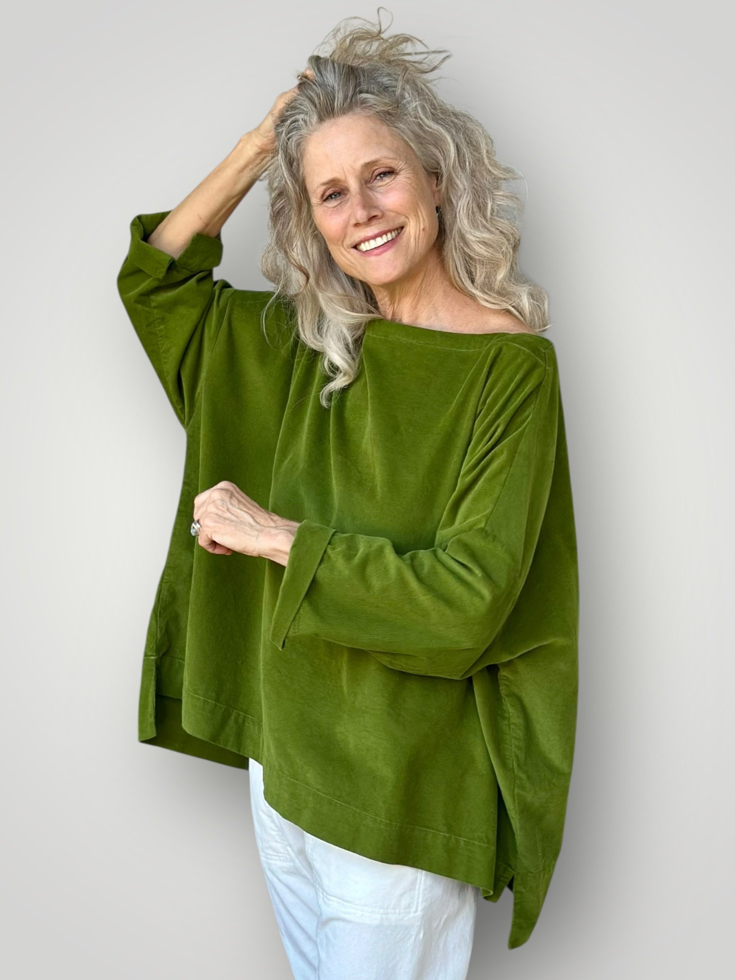 avril top - olive cord Apparel