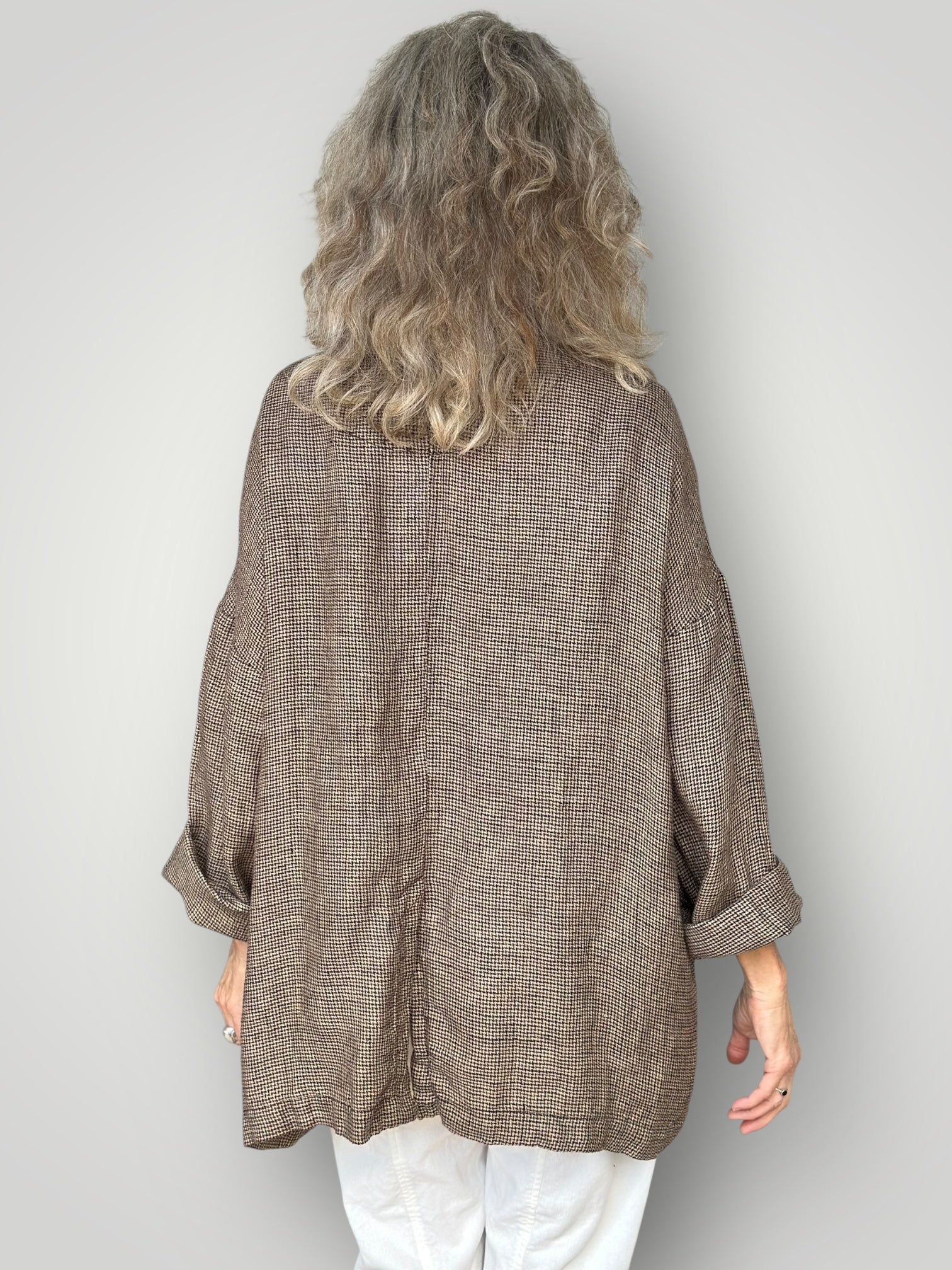 albert blazer - natural woven linen Shirts