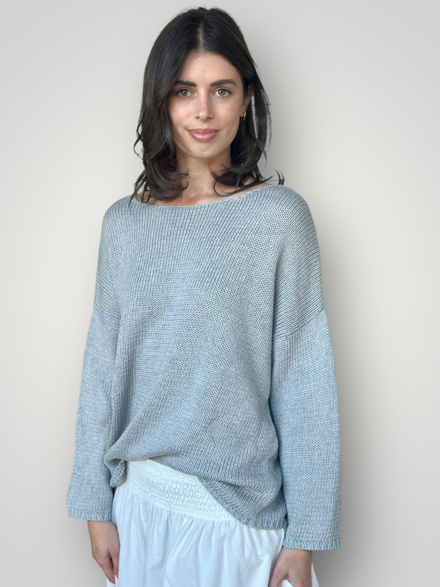 ashton jersey - pebble grey cotton Apparel