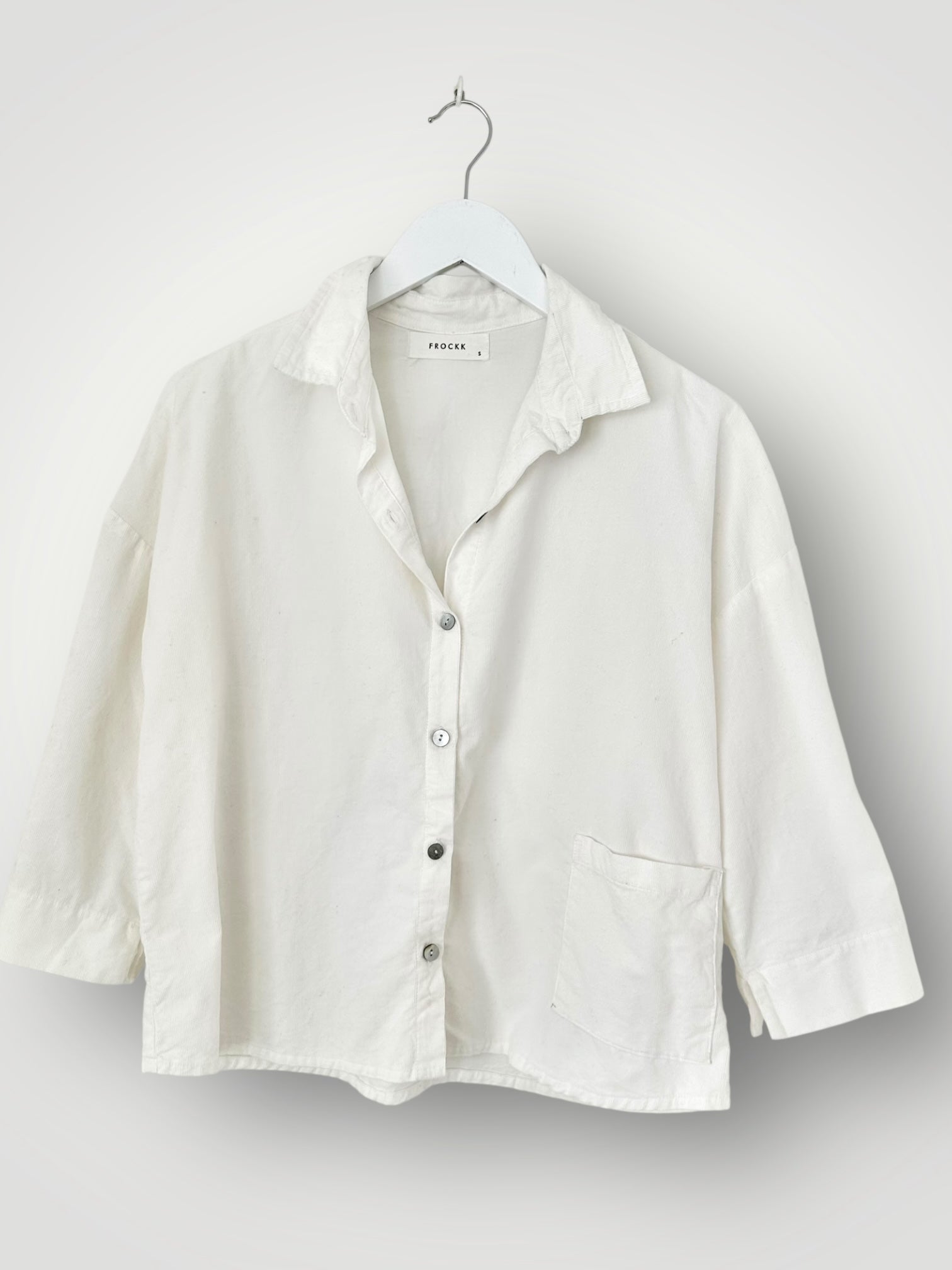 deanna shirt - winter white cord Apparel