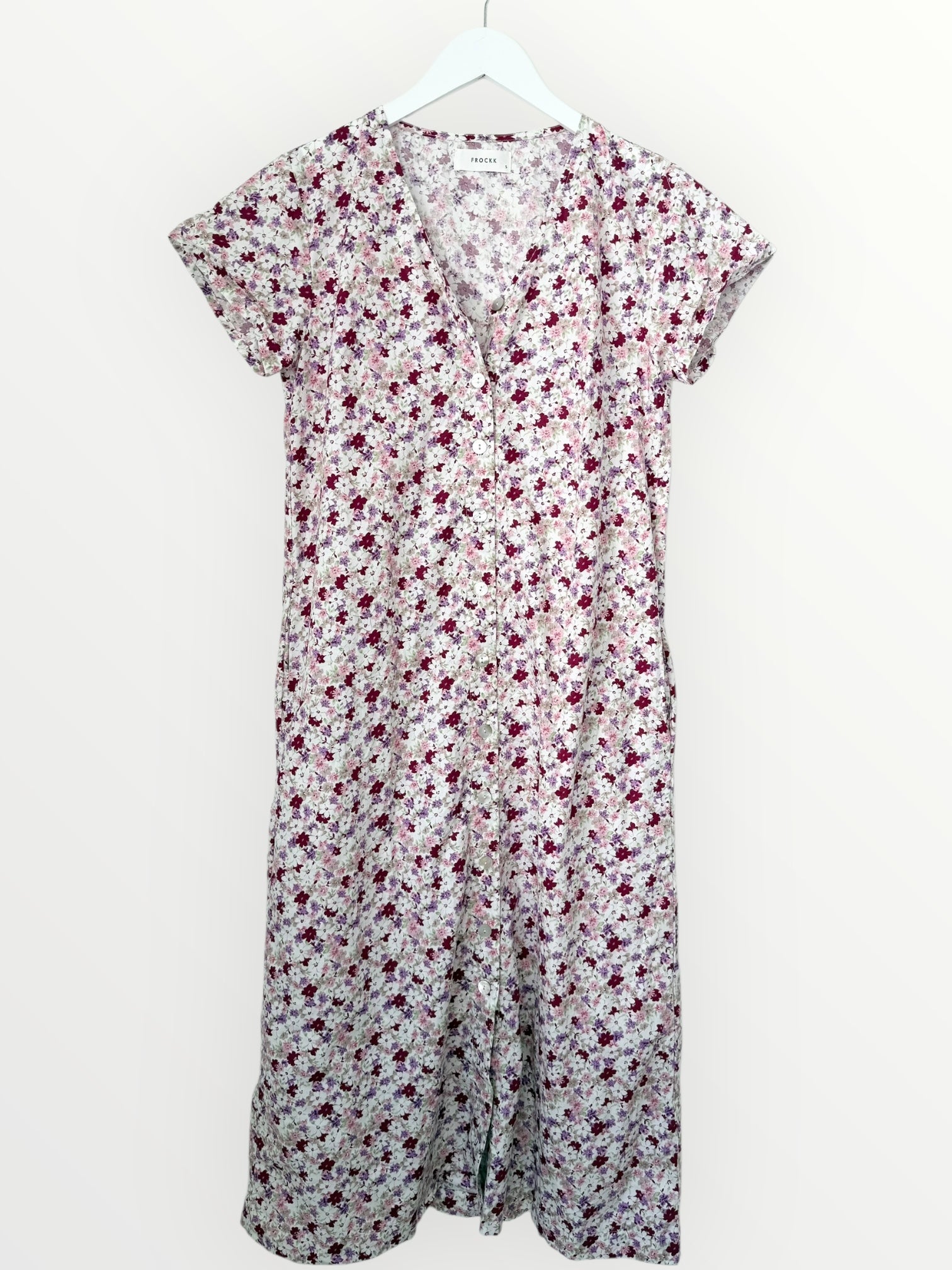 harriet dress -pretty flowers Japanese cotton Apparel