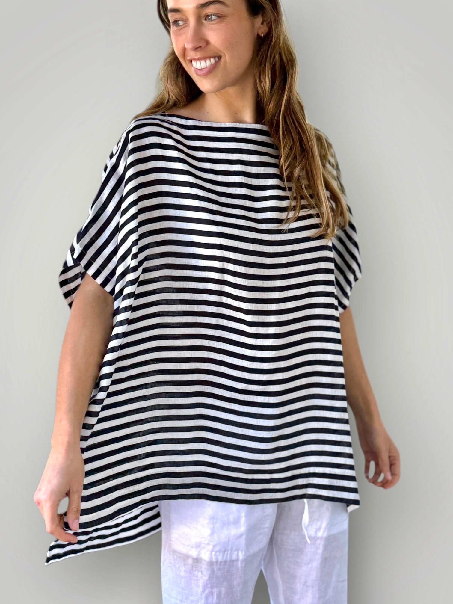 sammy top - navy stripe Apparel
