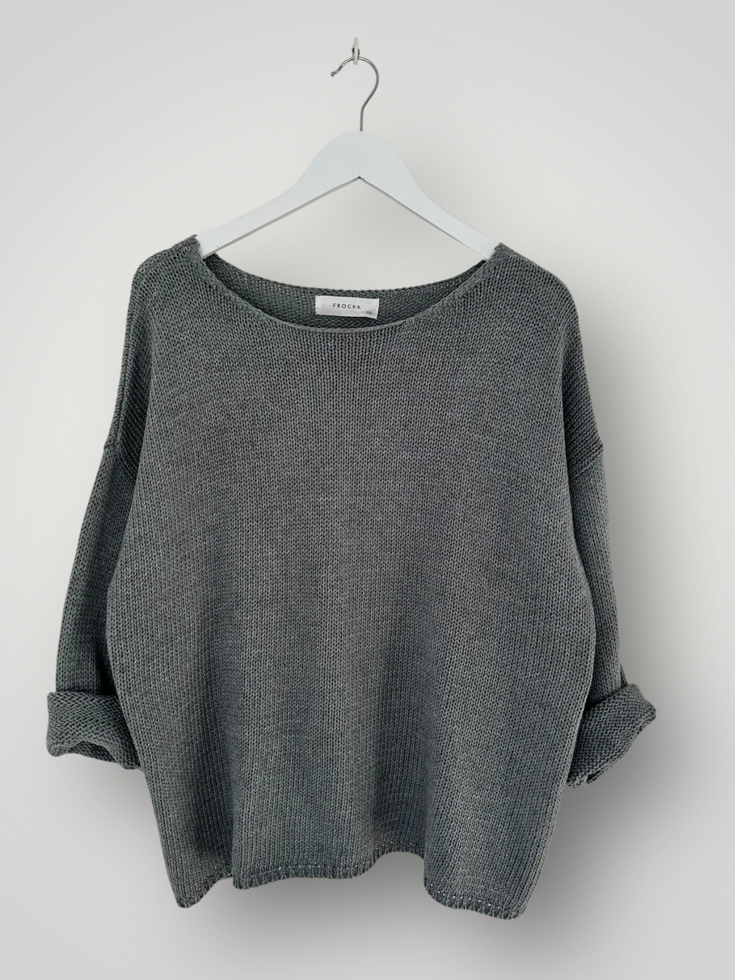 ashton jersey - slate grey cotton Apparel