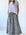 lulu skirt- charcoal stripe linen Apparel