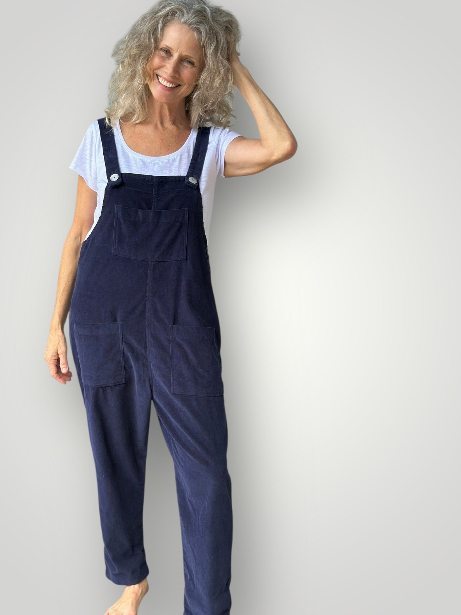 overalls - indigo cord Apparel