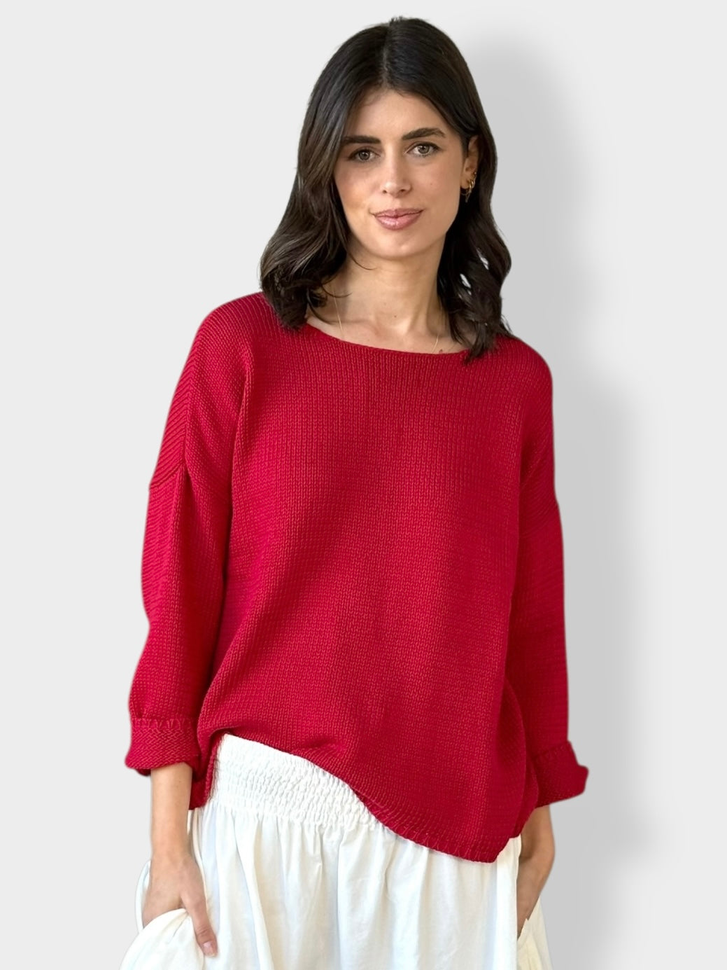 ashton jersey - red cotton Apparel